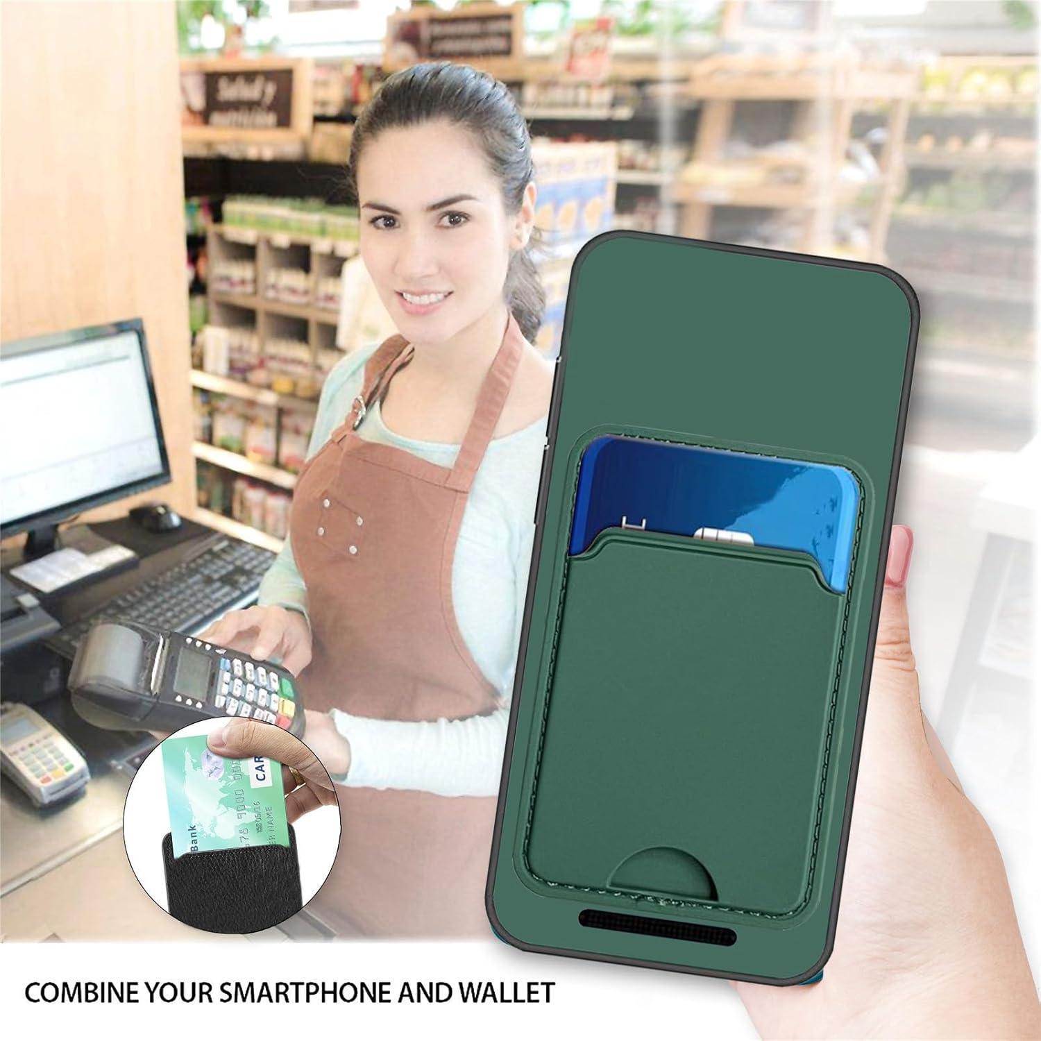 Funda Billetera Covthch para Cricket Outlast/AT&T Jetmore 2023 Verde