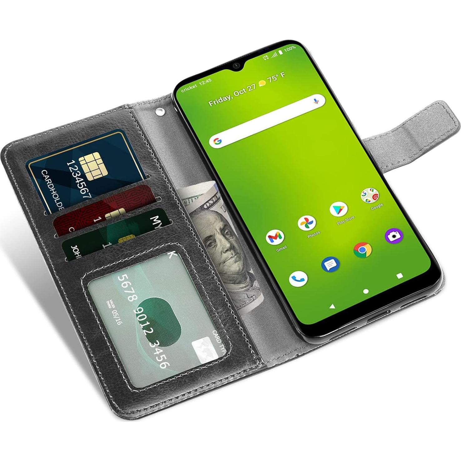 Funda Plegable Asuwish para Cricket Icon 3 con Protector de Pantalla