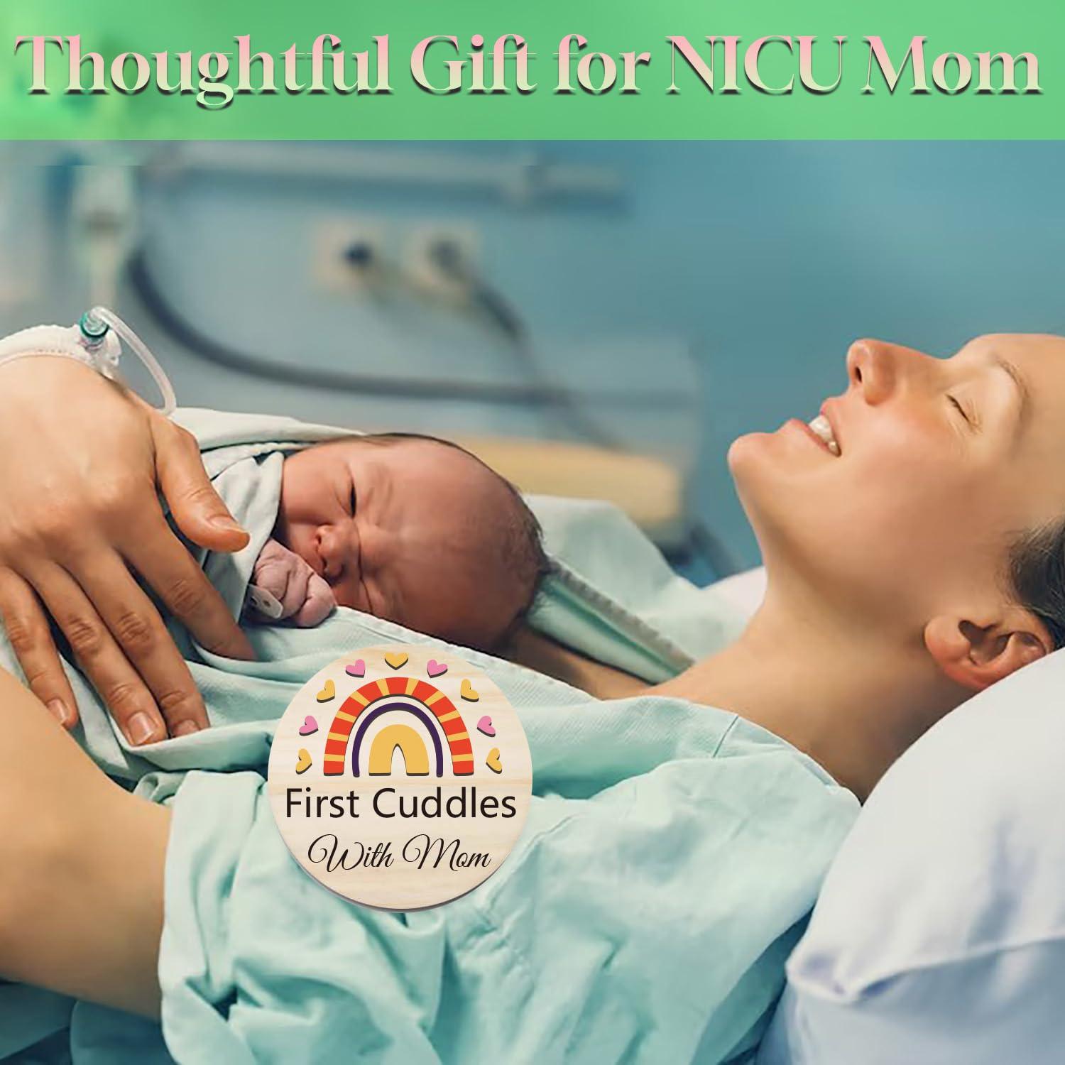 Tarjetas de Hitos NICU de Madera RORANIC - 14 Diseños Reversibles