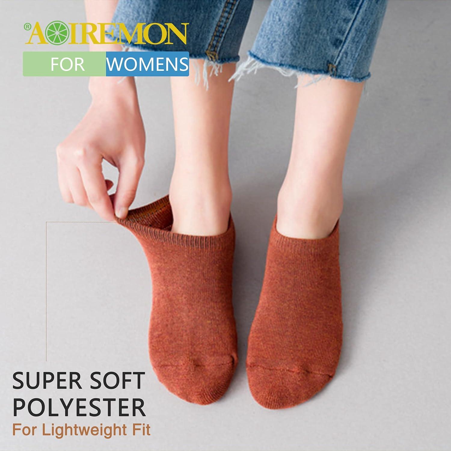 Calcetines Invisibles Deportivos AOIREMON 10 Pares Mujeres