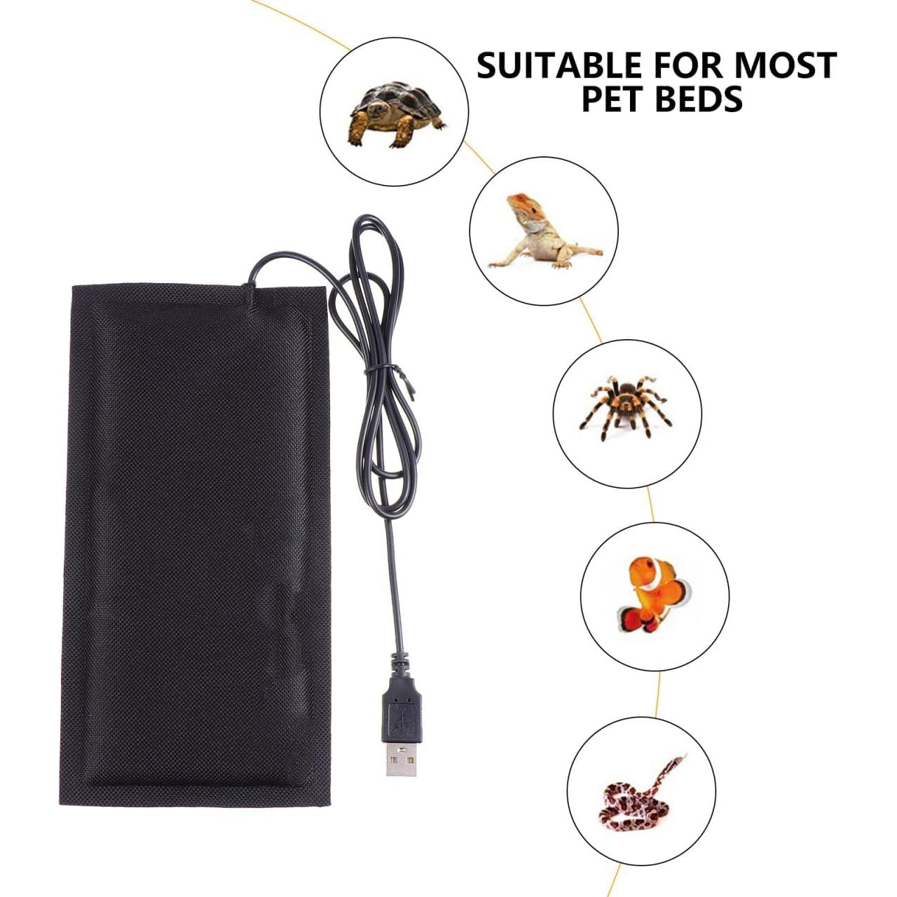 Almohadilla Térmica USB Balacoo para Reptiles 20x10 cm