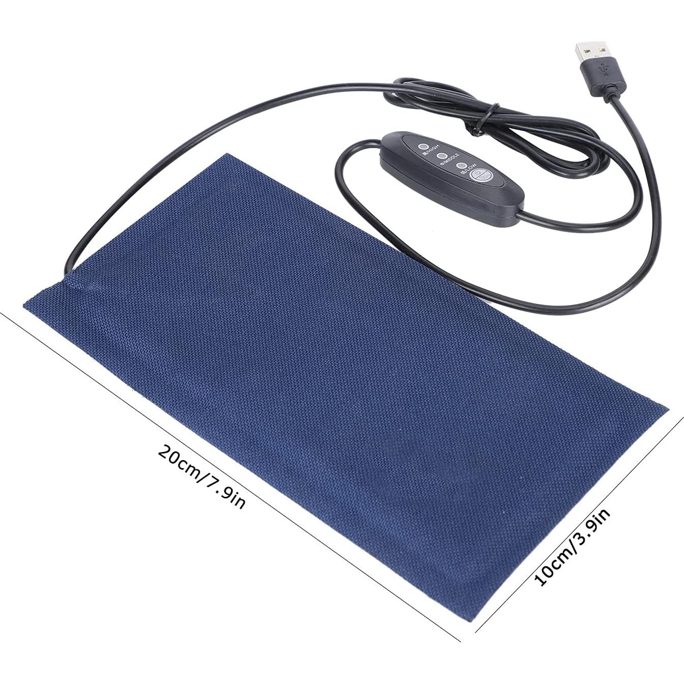 Almohadilla Térmica USB Tiiyee para Reptiles Pequeños 20x10cm