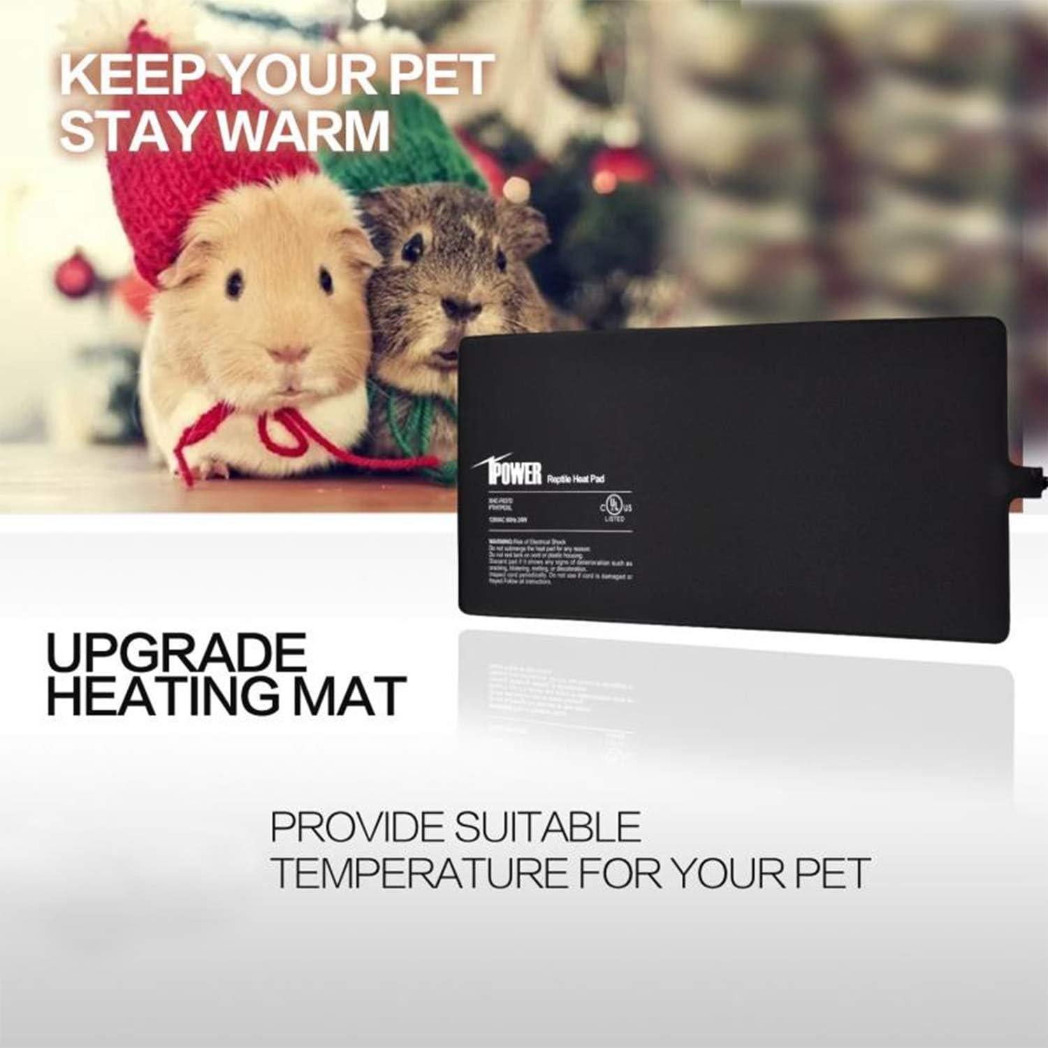 Almohadilla Térmica iPower 6x8" 8W para Reptiles y Anfibios