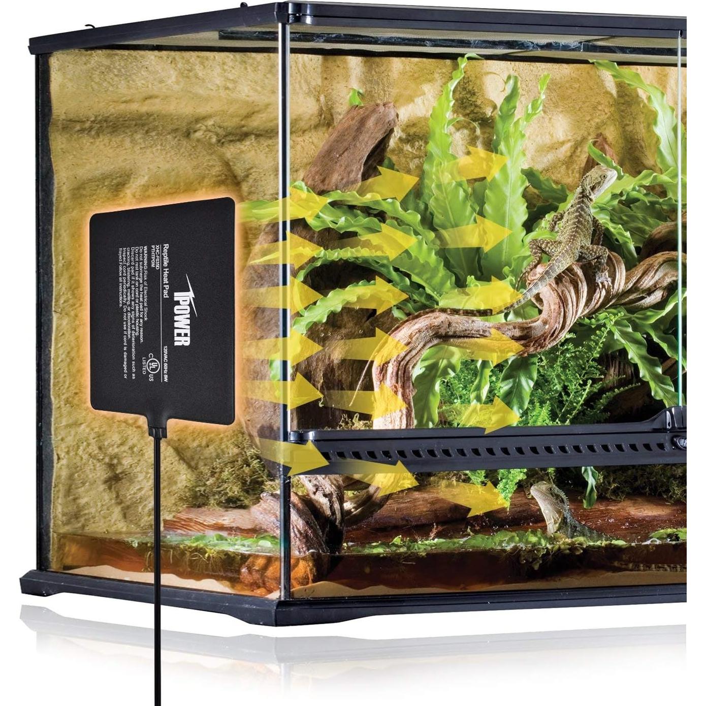 Almohadilla Térmica iPower 6x8" 8W para Reptiles y Anfibios