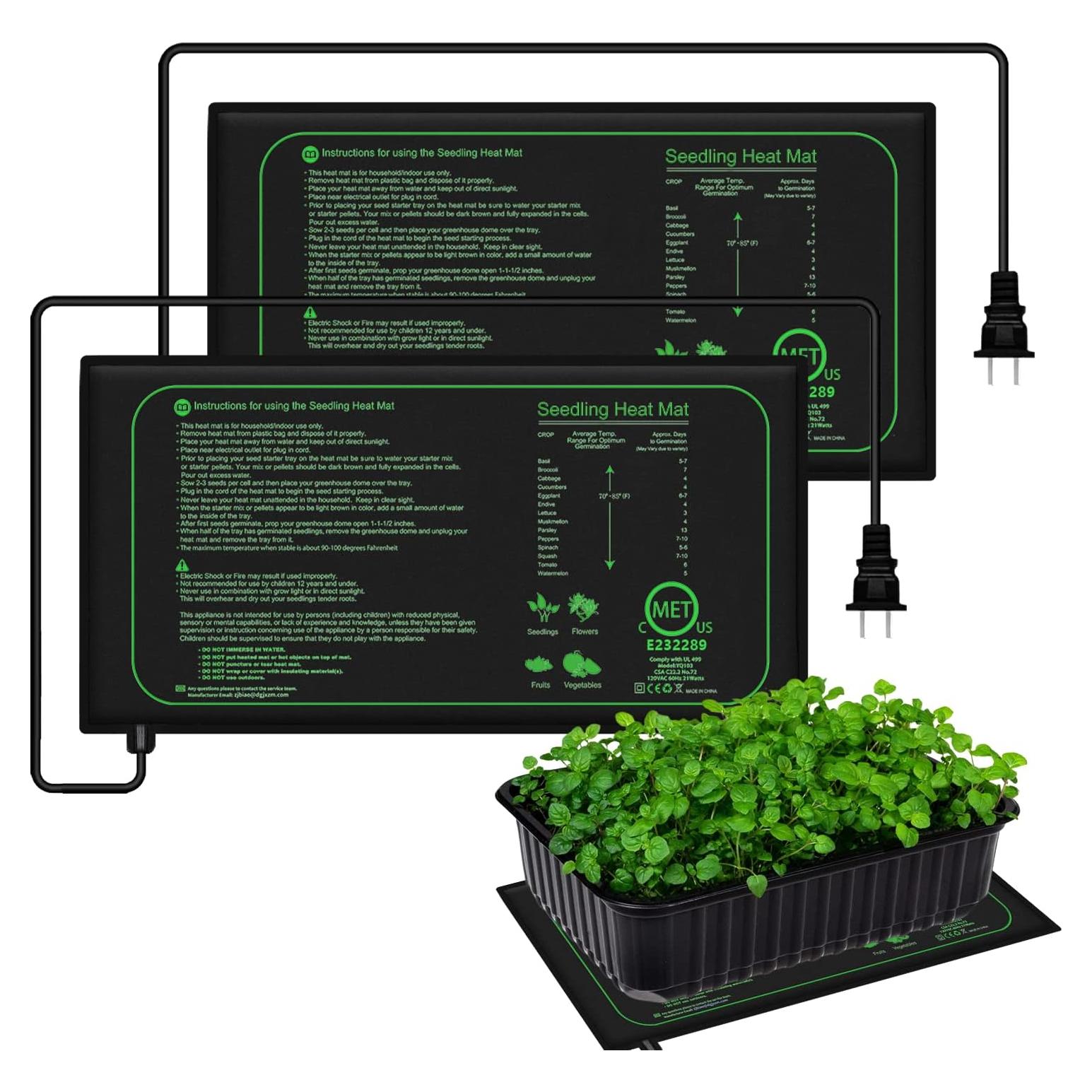 Alfombrilla Térmica para Semillas AWLYLNLL 25.4x52.7cm 21W