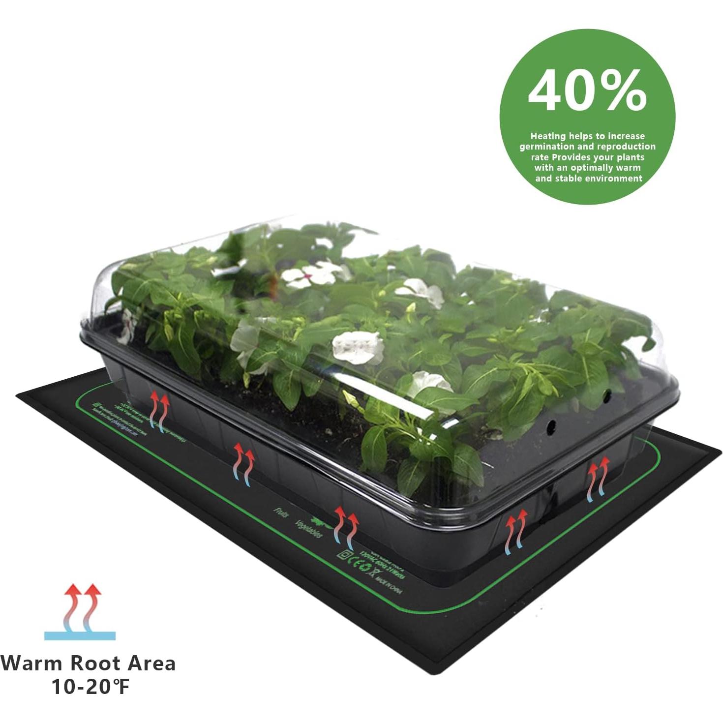 Alfombrilla Térmica para Semillas AWLYLNLL 25.4x52.7cm 21W