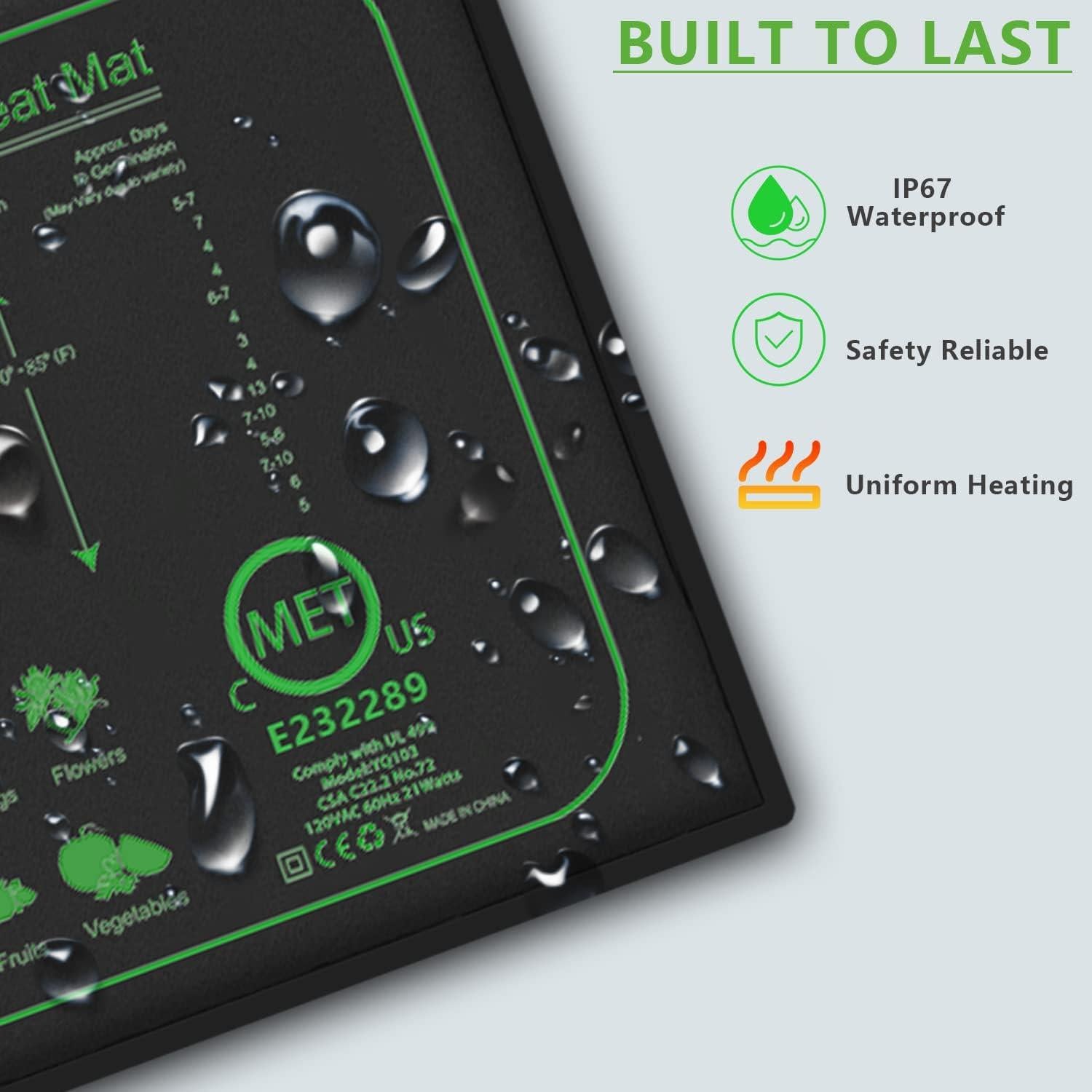 Alfombrilla Térmica para Semillas AWLYLNLL 25.4x52.7cm 21W