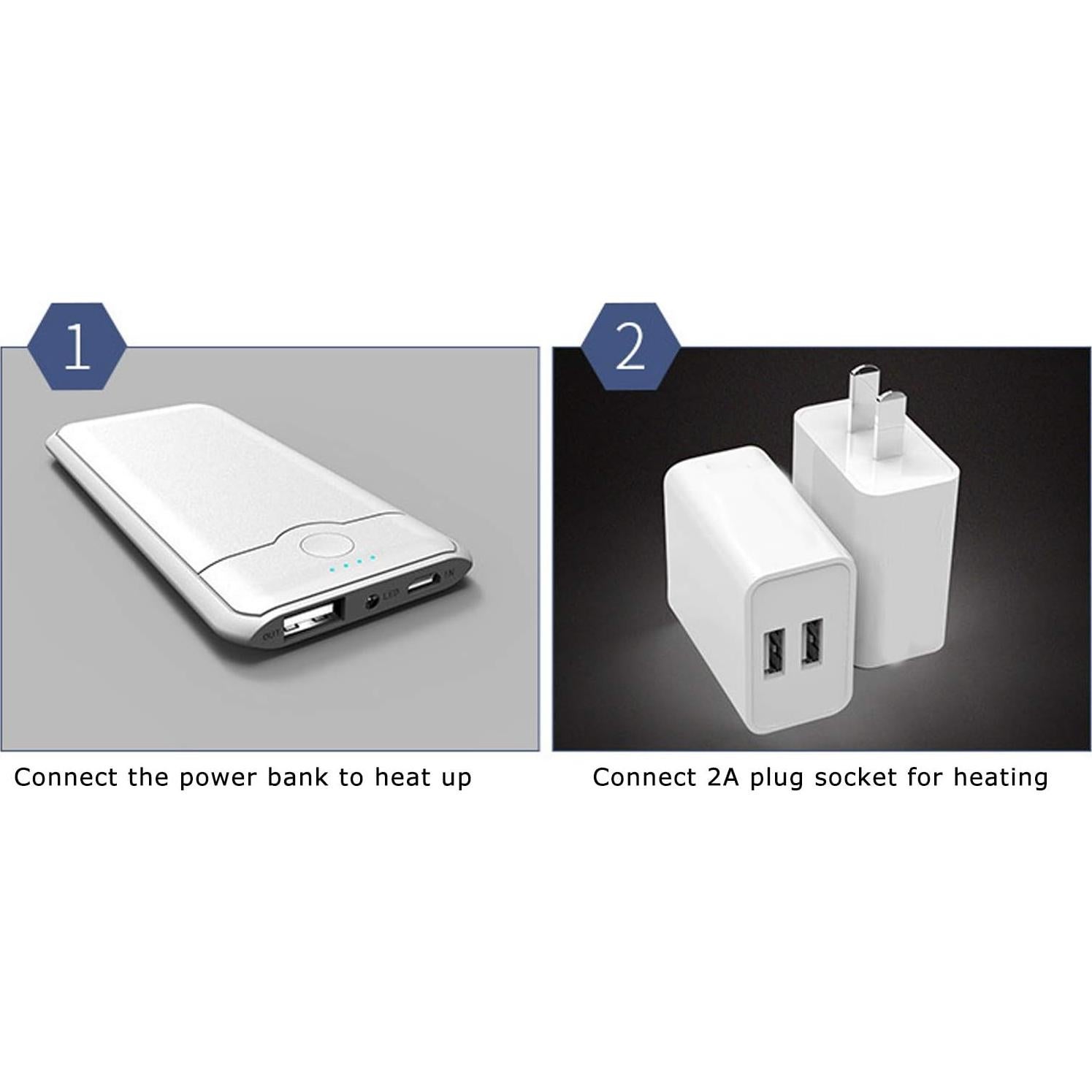 Almohadilla Térmica USB KUIDAMOS para Reptiles 20x10 cm