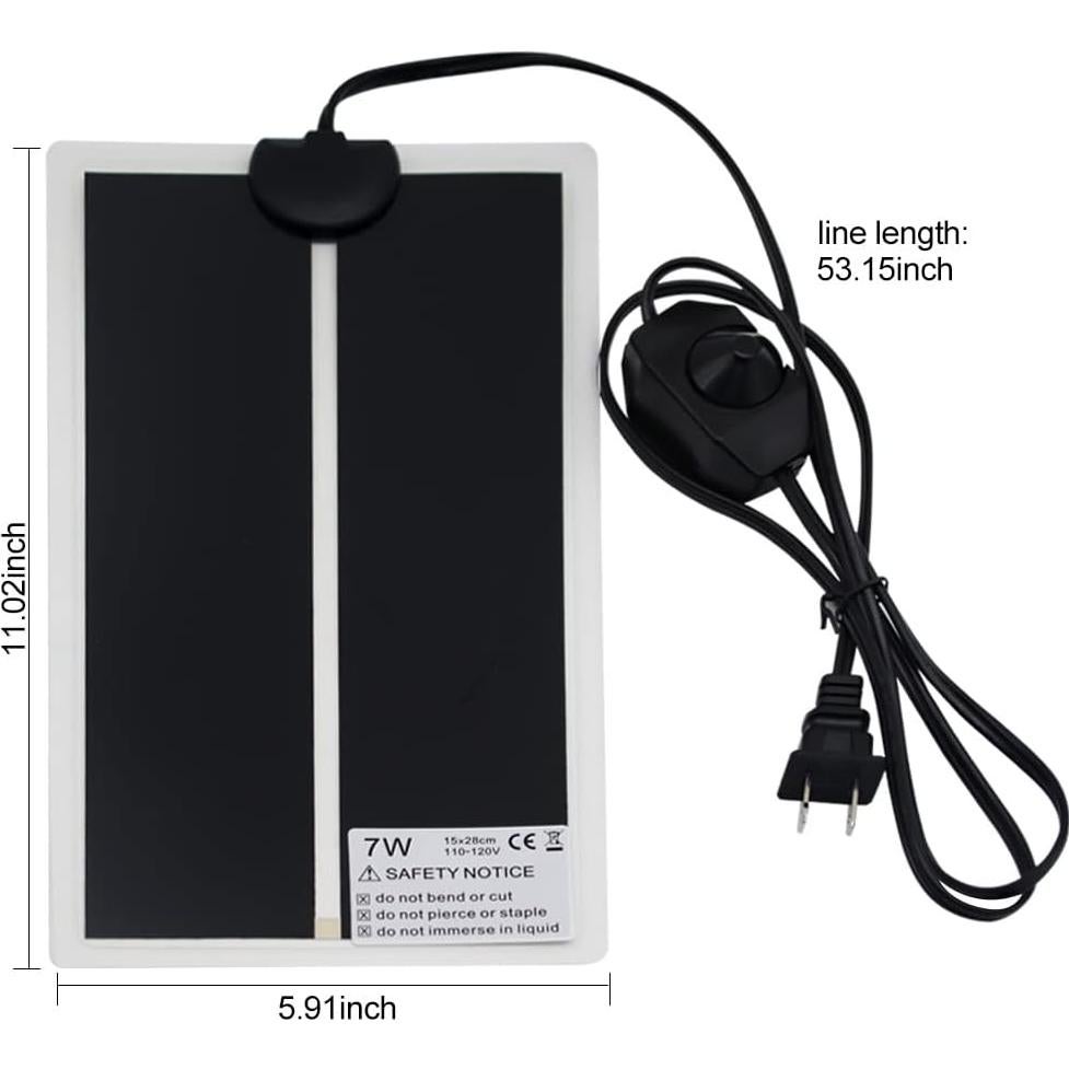 Almohadilla de Calentamiento para Reptiles APlayfulBee 7W