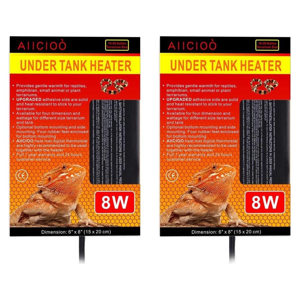 Almohadilla Térmica AIICIOO para Reptiles 15x20cm 8W