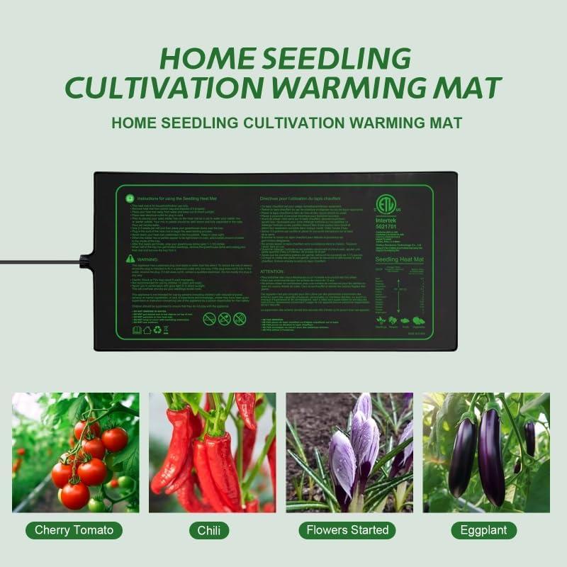 Alfombrilla Térmica Ruyyi 2PK para Plántulas 50.8x25.4cm