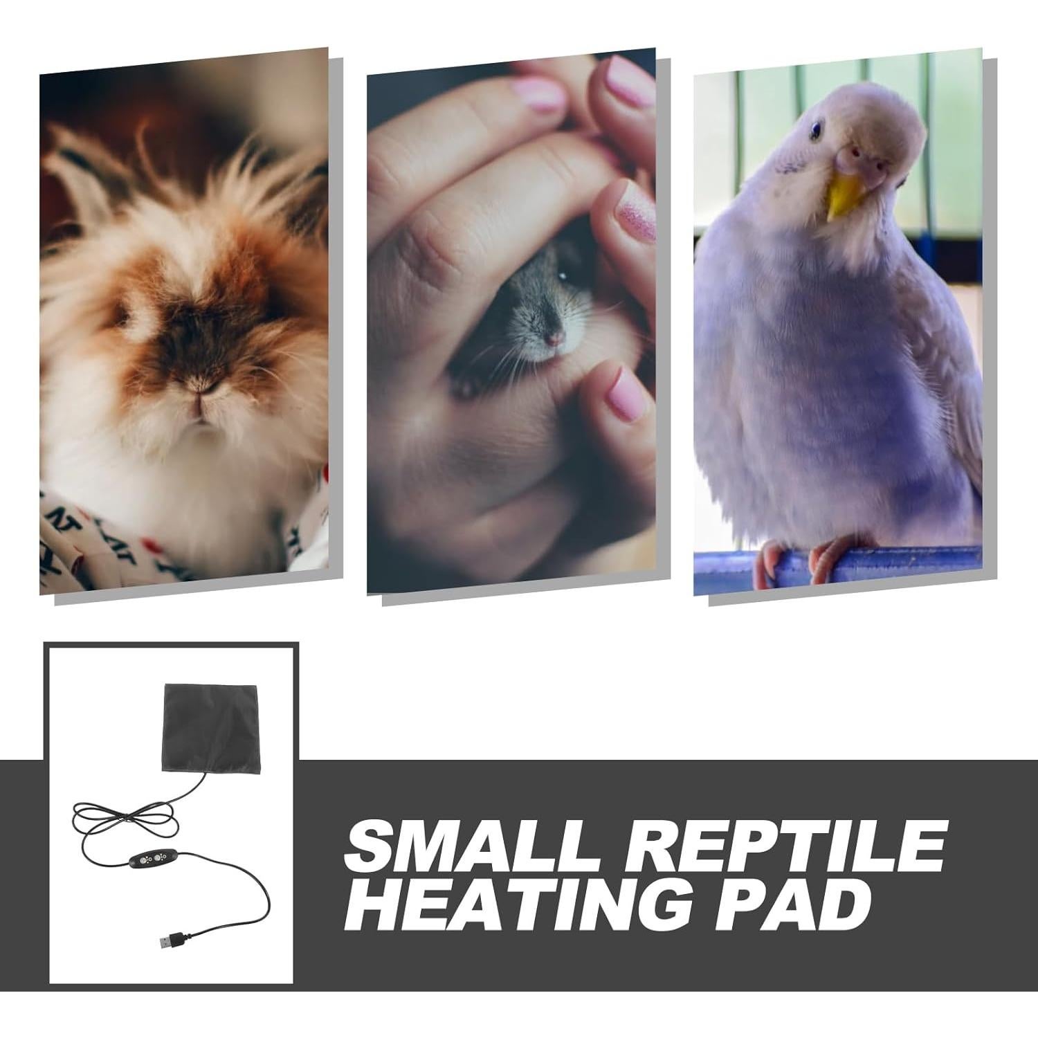 Manta Calentadora Eléctrica MAGICLULU para Hámster y Reptiles