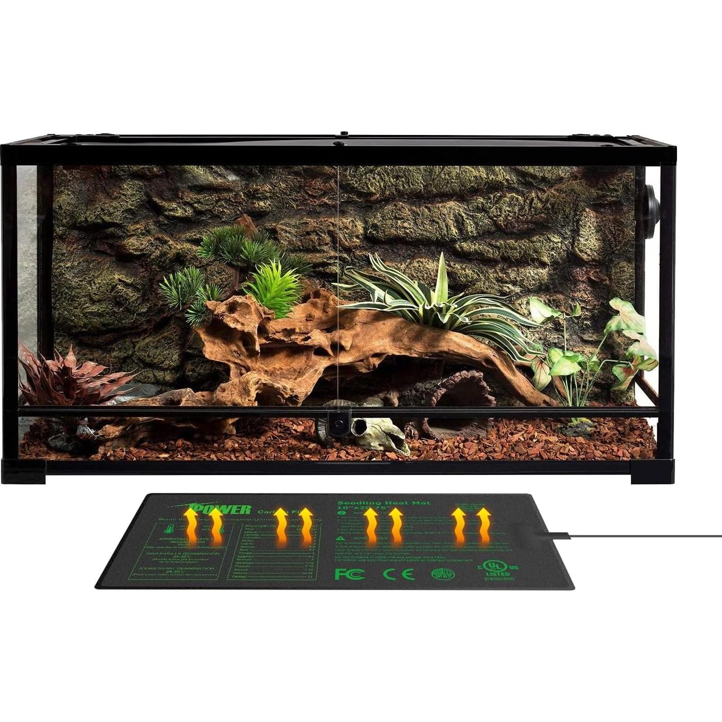 Alfombrilla Térmica iPower 26.4 x 52.7 cm para Germinación