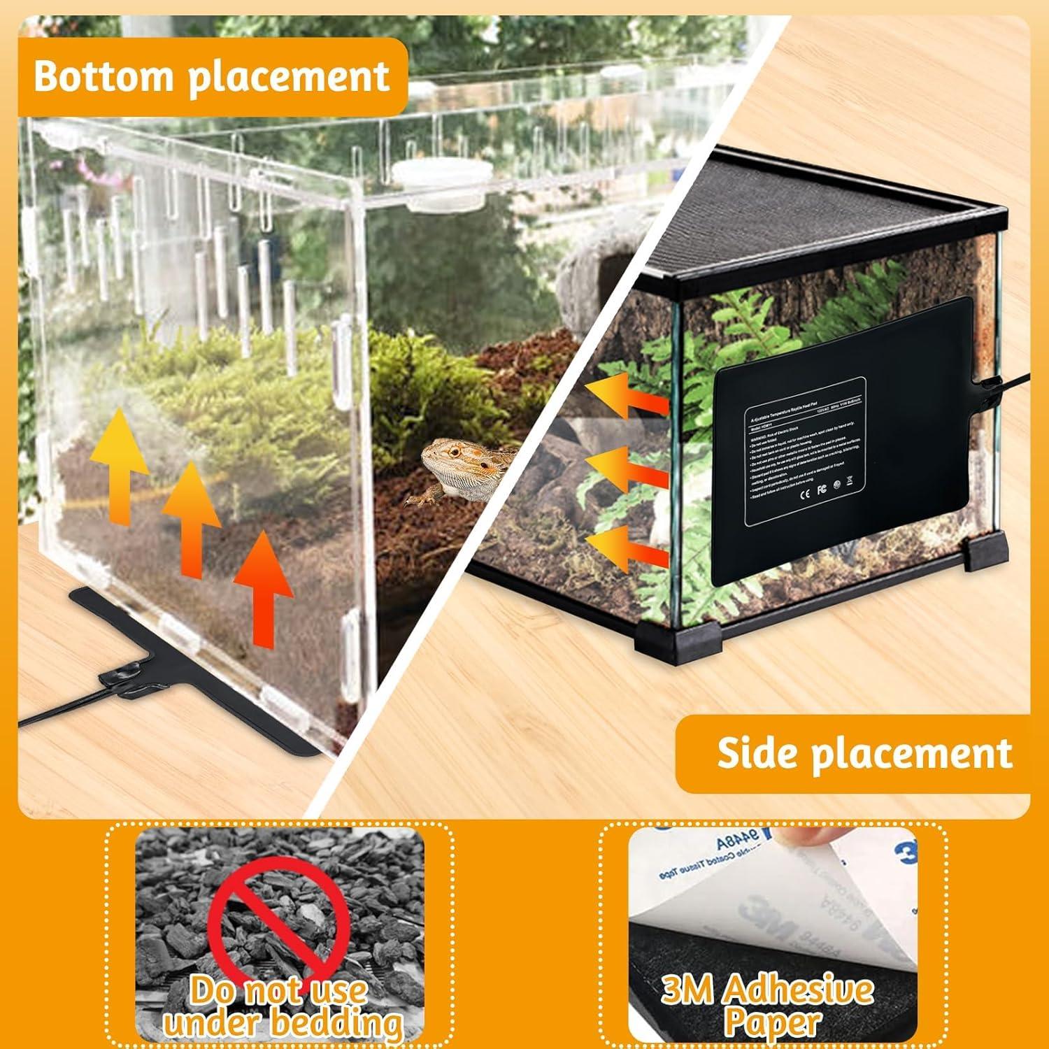 Almohadilla Térmica para Reptiles Hamiledyi 23W 20x30 cm