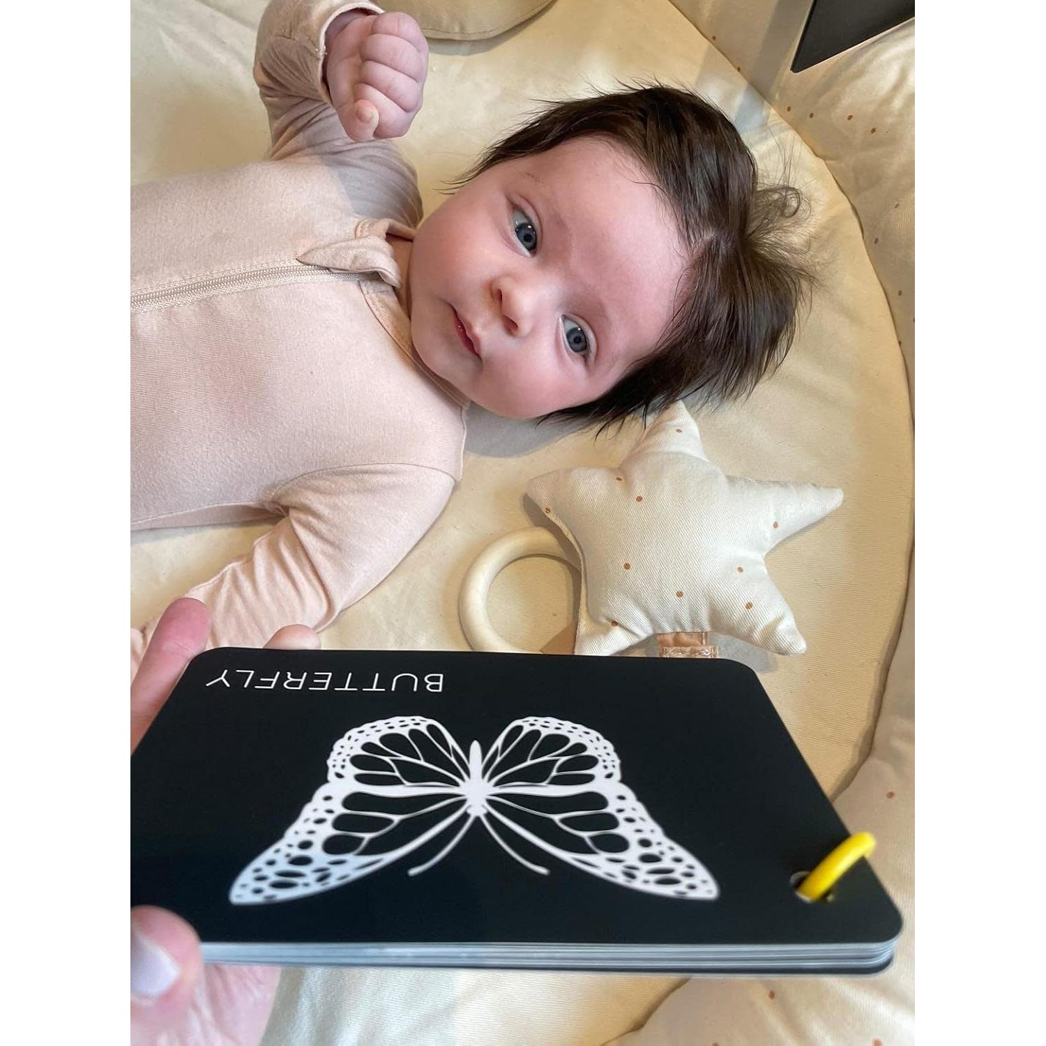 Tarjetas de Alto Contraste Curious Baby - 24 Piezas para Bebés