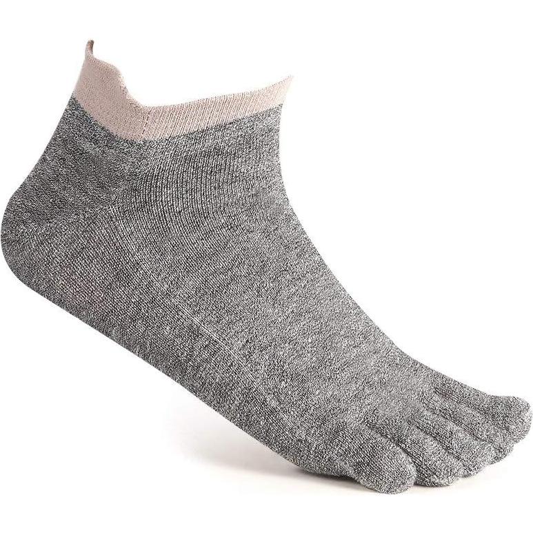 Calcetines de Dedos Cortos Meaiguo para Mujeres 5-9 Multicolor