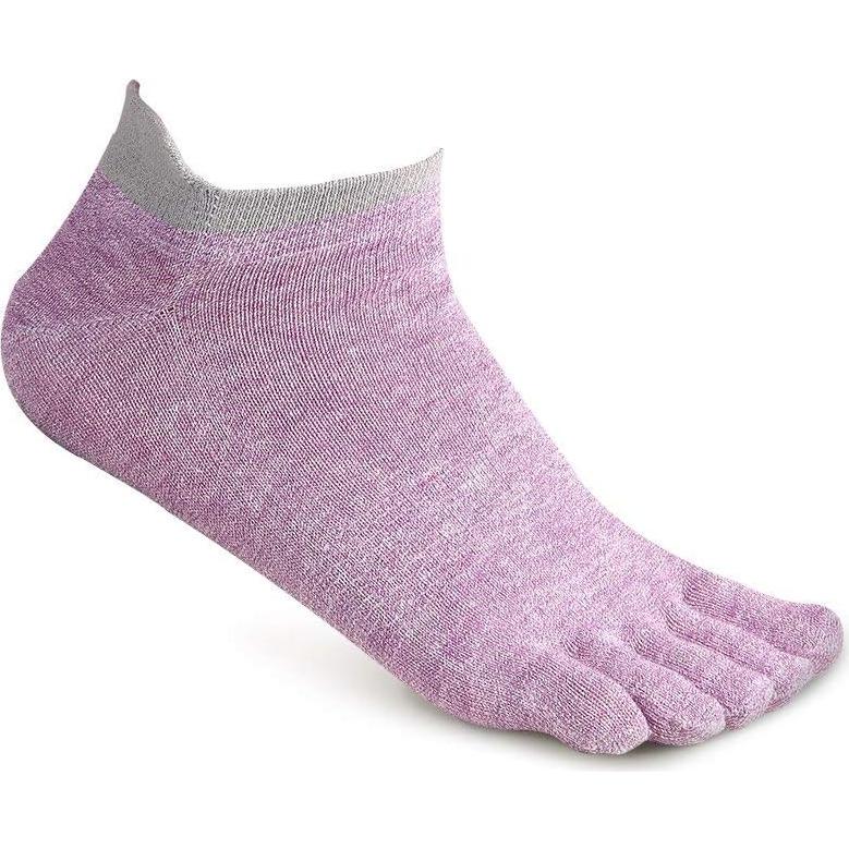 Calcetines de Dedos Cortos Meaiguo para Mujeres 5-9 Multicolor