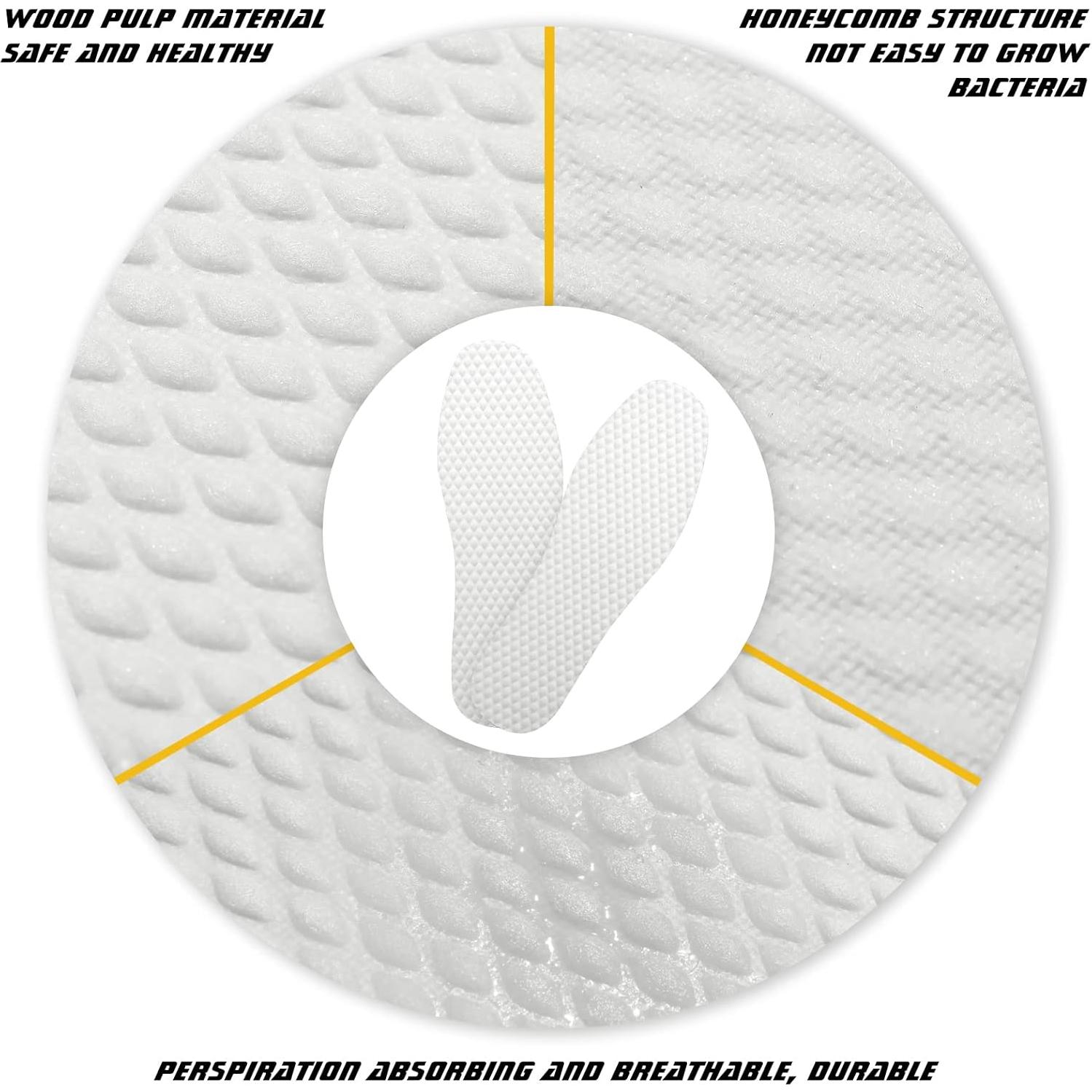 Forros Desechables para Zapatos Geyoga - 24 Pares Transpirables