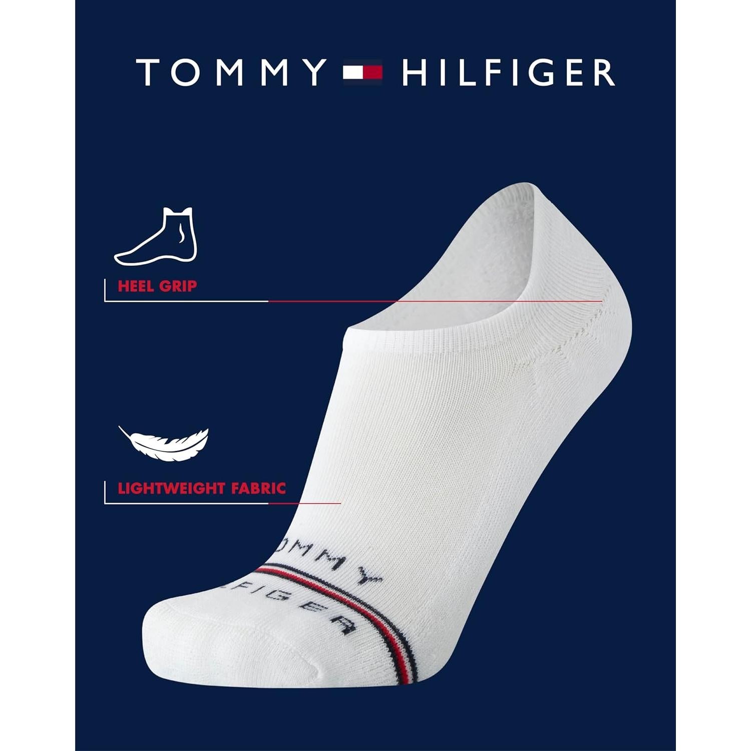 Calcetines Invisibles Deportivos Tommy Hilfiger - Paquete de 6