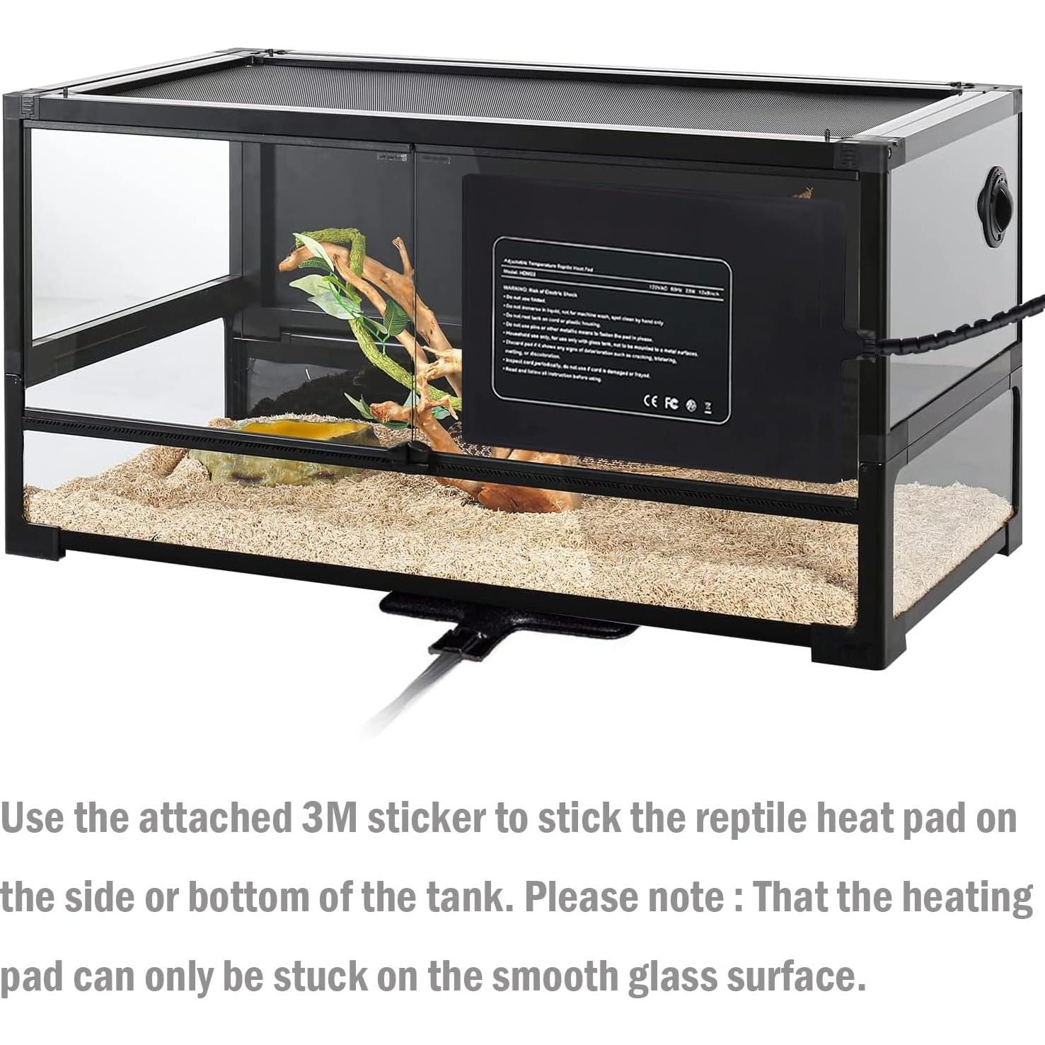 Almohadilla Térmica Ajustable 23W Cosyseek para Reptiles 30.48x20.32 cm