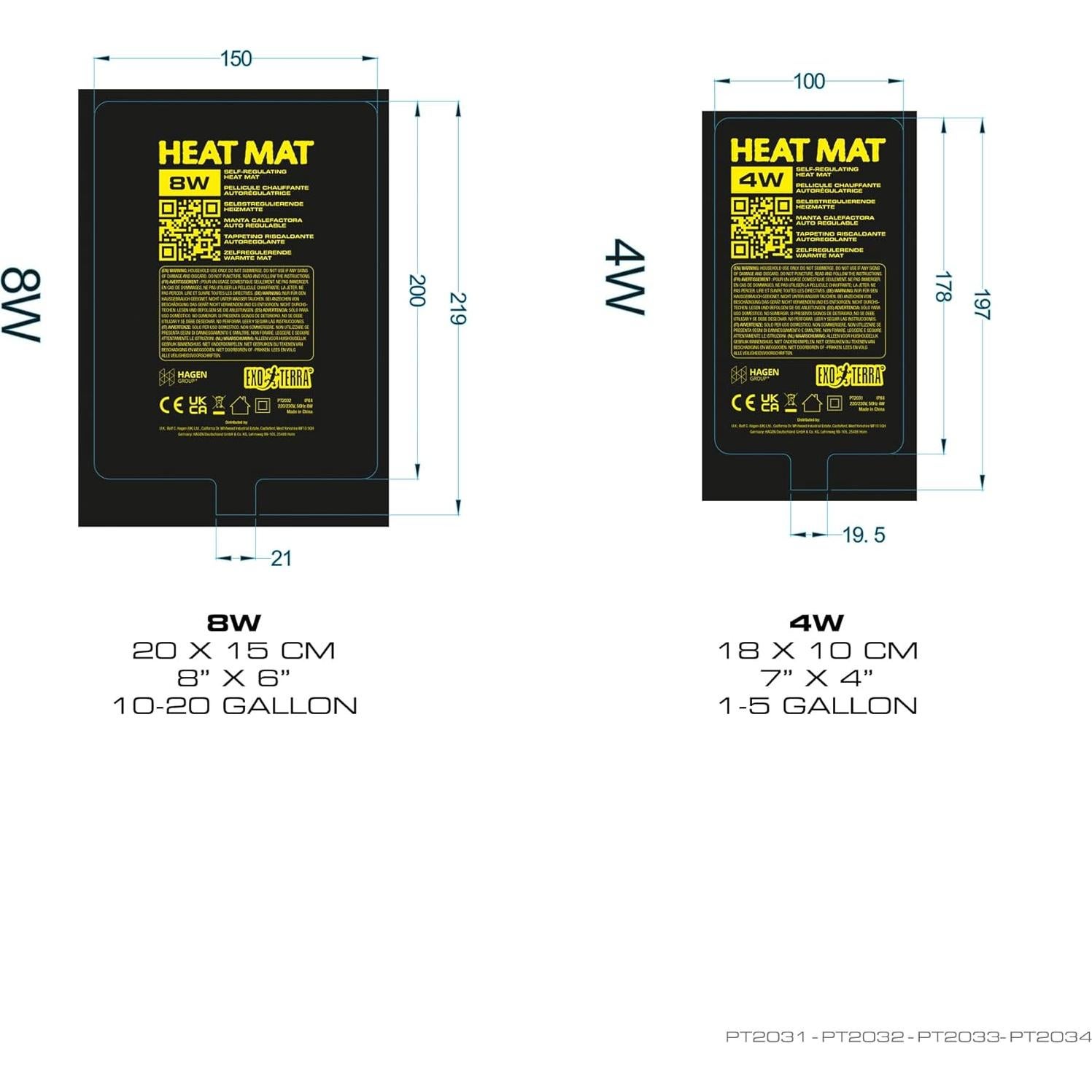 Almohadilla Térmica Exo Terra 8W para Reptiles y Anfibios