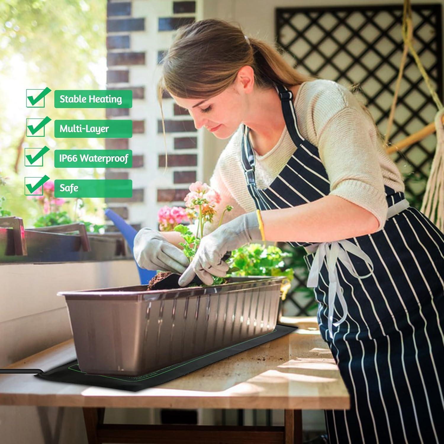 Alfombrilla Térmica para Plántulas LOCONHA 25.4x52.7cm 20W