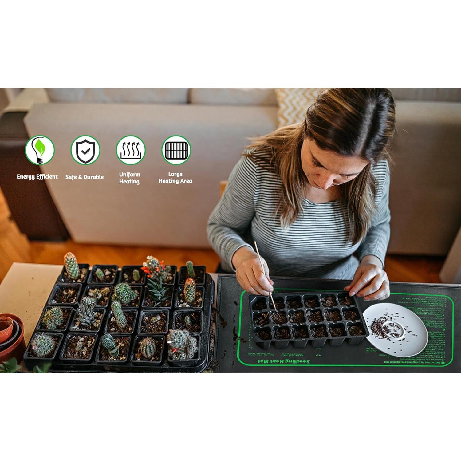 Alfombrilla Térmica para Plántulas LOCONHA 25.4x52.7cm 20W