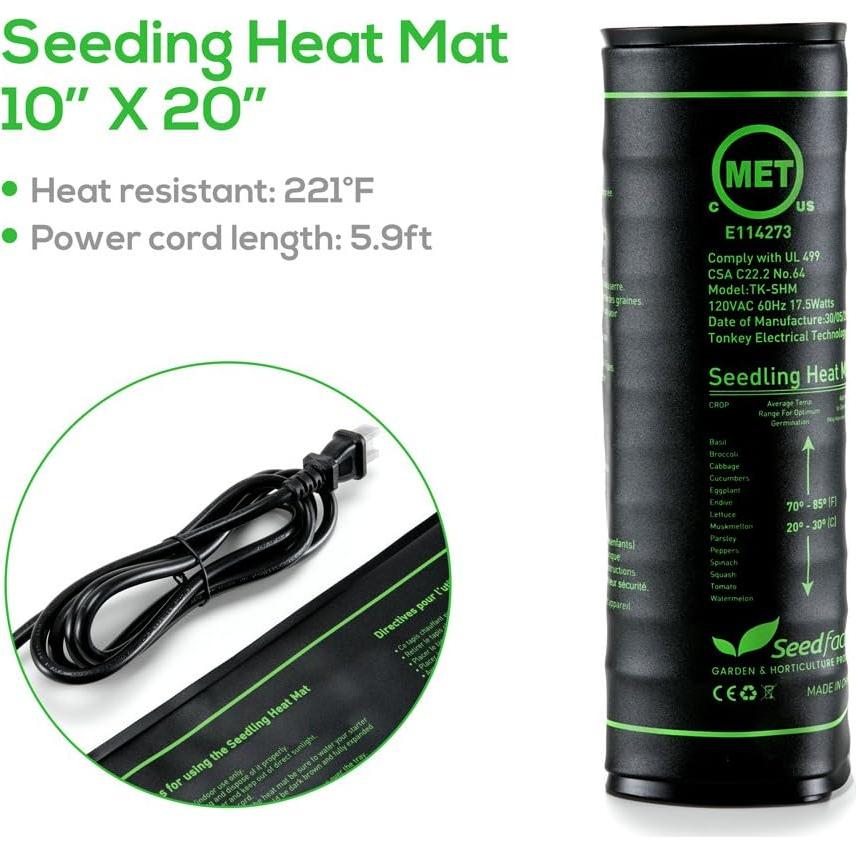 Almohadilla Térmica Seedfactor 25.4x50.8cm 2 Unidades