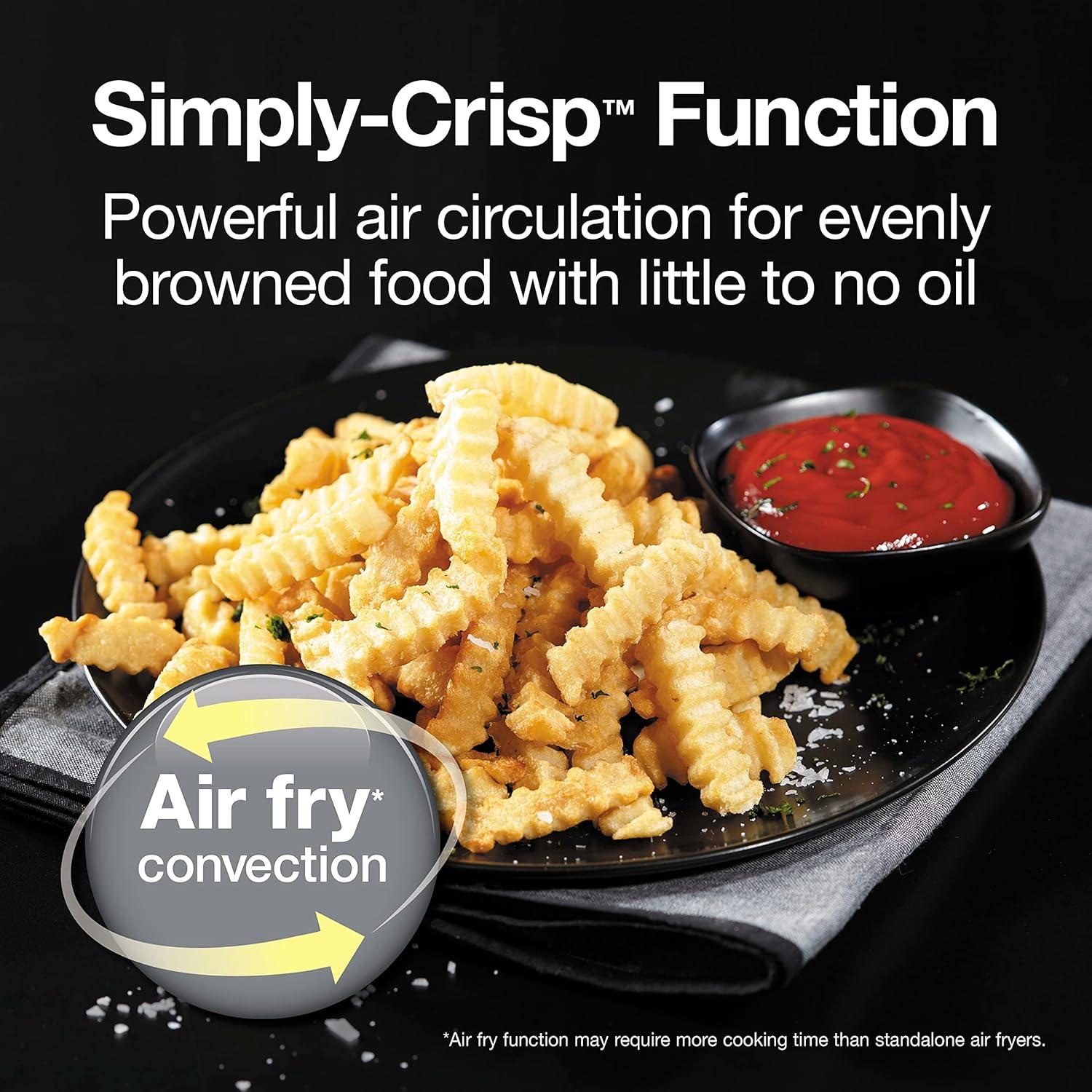 Horno Tostador Proctor Silex Simply Crisp 6 Rebanadas Negro