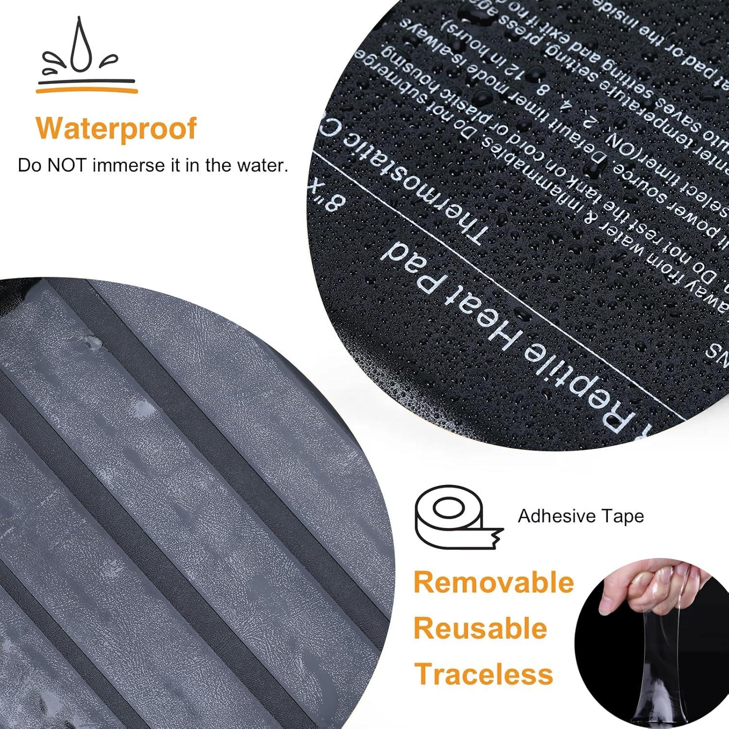 Almohadilla de Calentamiento para Reptiles Pymeter 20x30 cm con Termostato PID