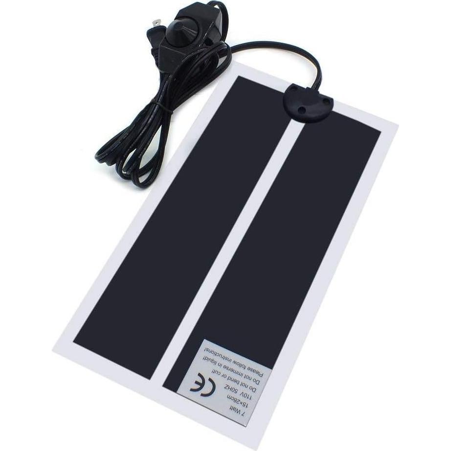 Alfombrilla Térmica Forliver 7W 15x28 cm para Reptiles y Anfibios