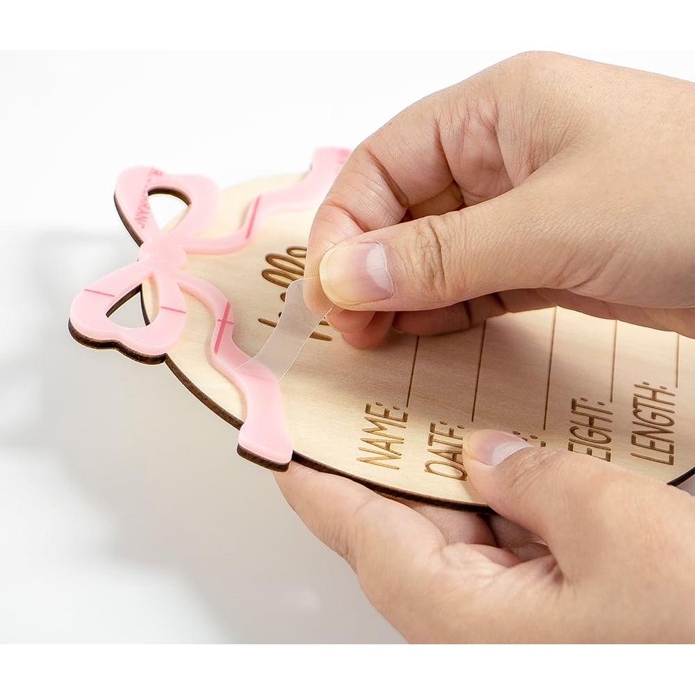 Tarjetas de Hito Mensual para Bebés 3D de Madera - 13 Discos