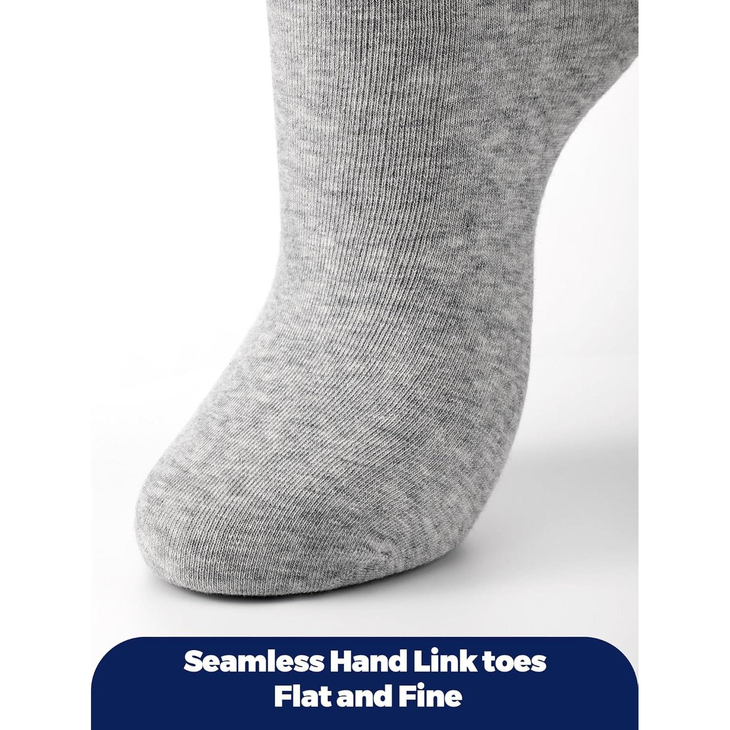 Calcetines Sin Costuras Shihanee 5 Pares XL Gris para Caminar