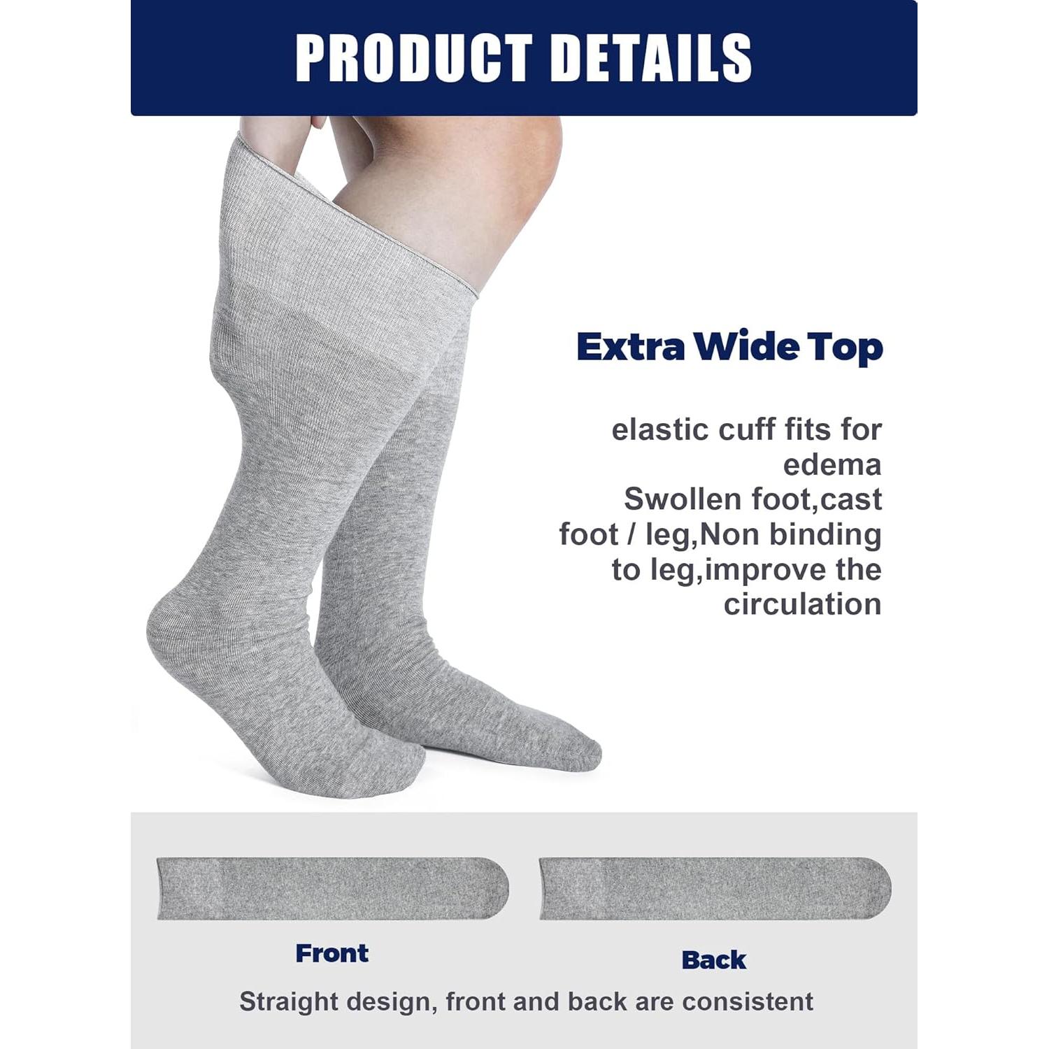 Calcetines Sin Costuras Shihanee 5 Pares XL Gris para Caminar