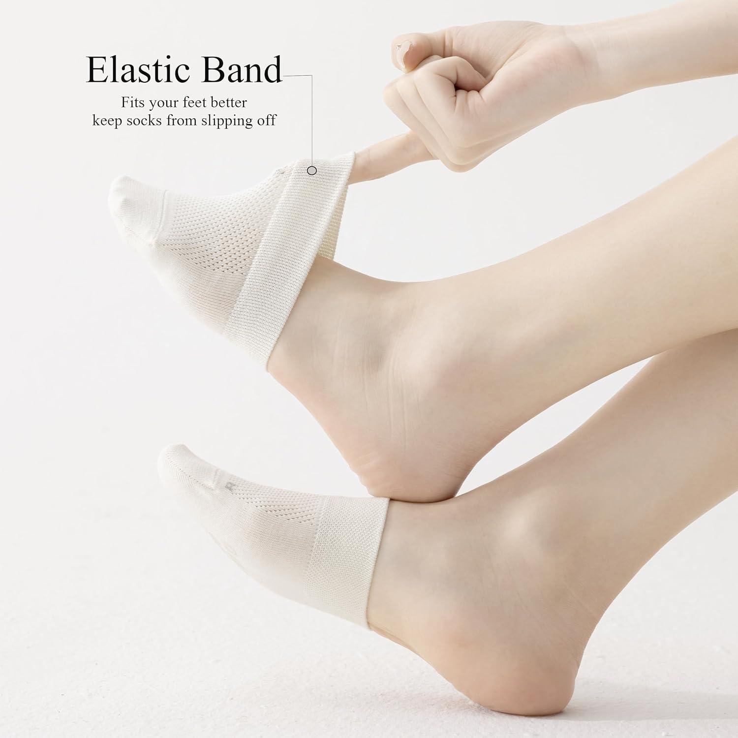 Calcetines Antideslizantes para Dedos YFUNNLE - 8 Pares Mujer