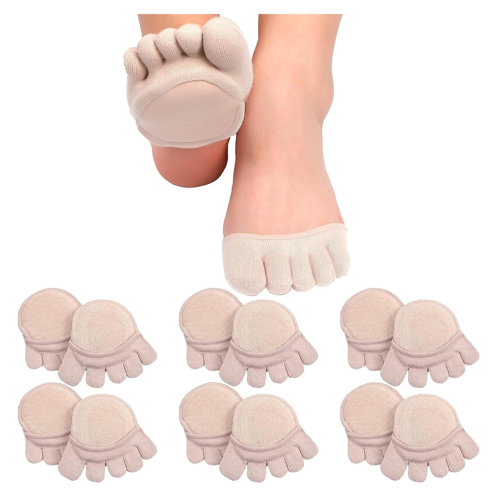 Calcetines Separadores Antideslizantes SATINIOR 6 Pares Mujeres