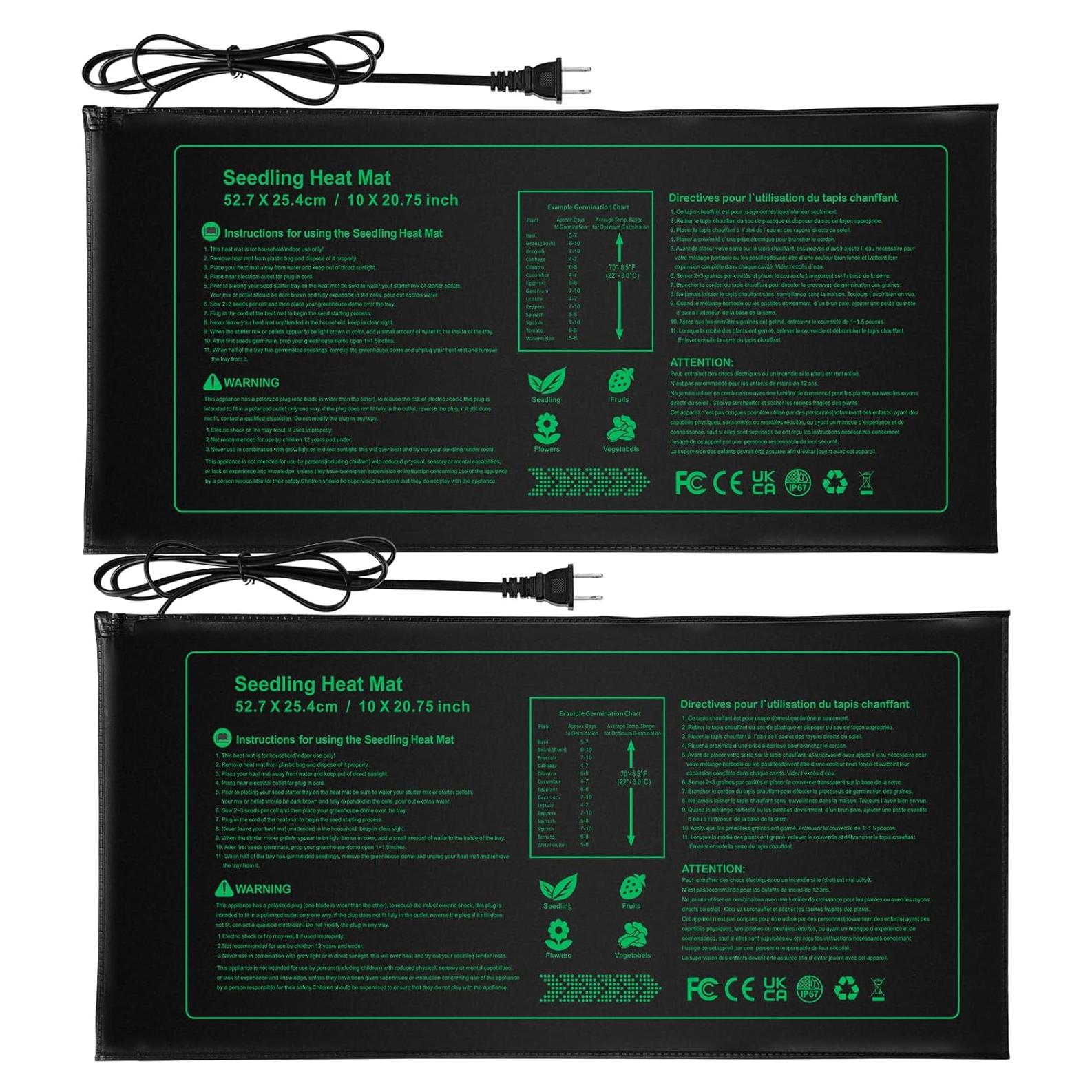 Alfombrilla Térmica AUPETEK 20W 52.7x25.4 cm Impermeable