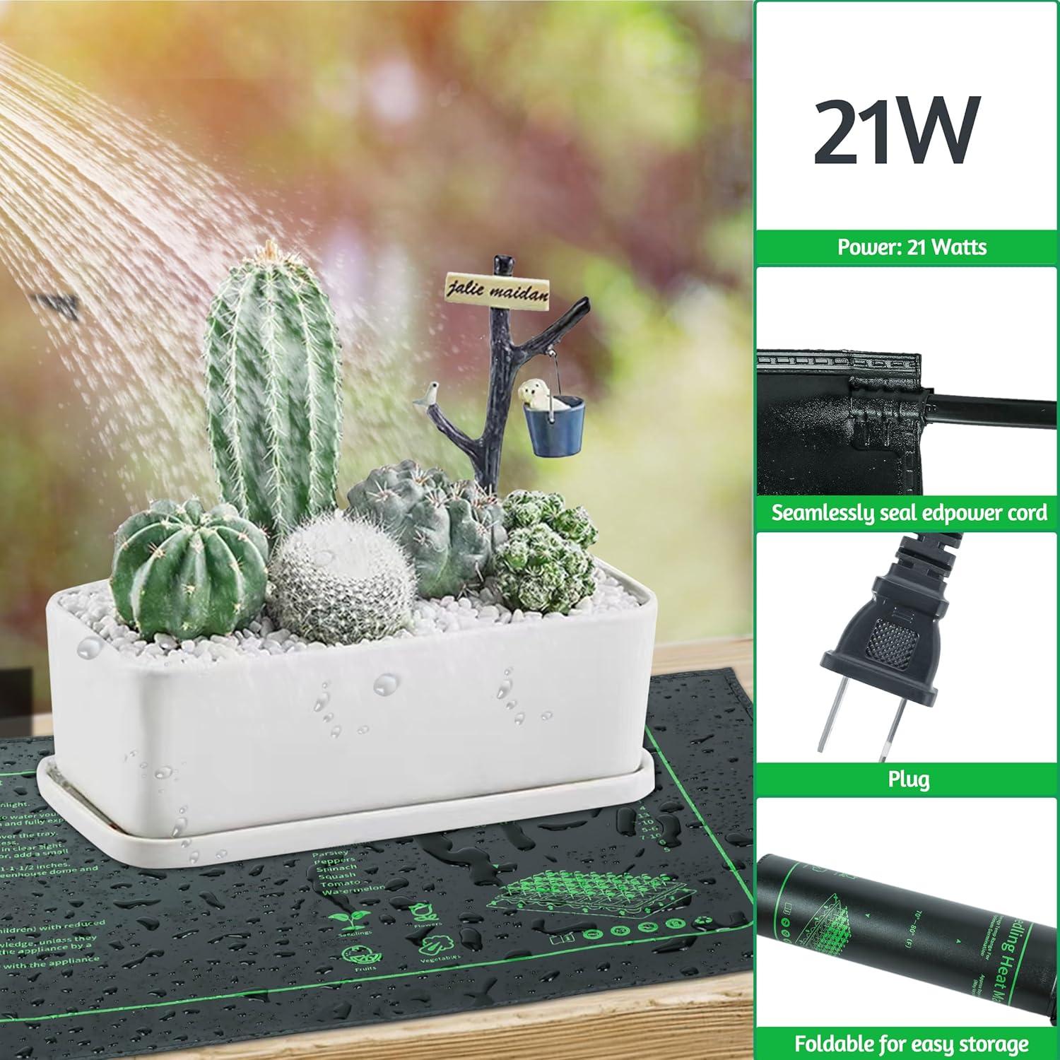 Alfombrilla Térmica para Plántulas LOCONHA 25.4x52.7cm 20W