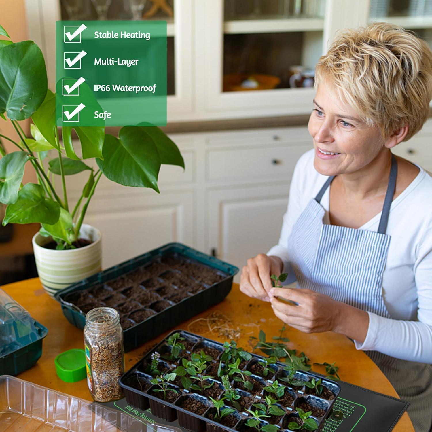 Alfombrilla Térmica para Plántulas LOCONHA 25.4x52.7cm 20W