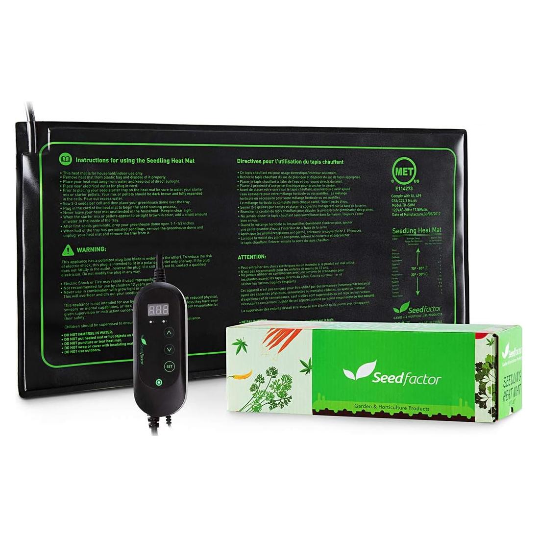 Almohadilla Térmica Semillafactor 50x25cm con Termostato Digital