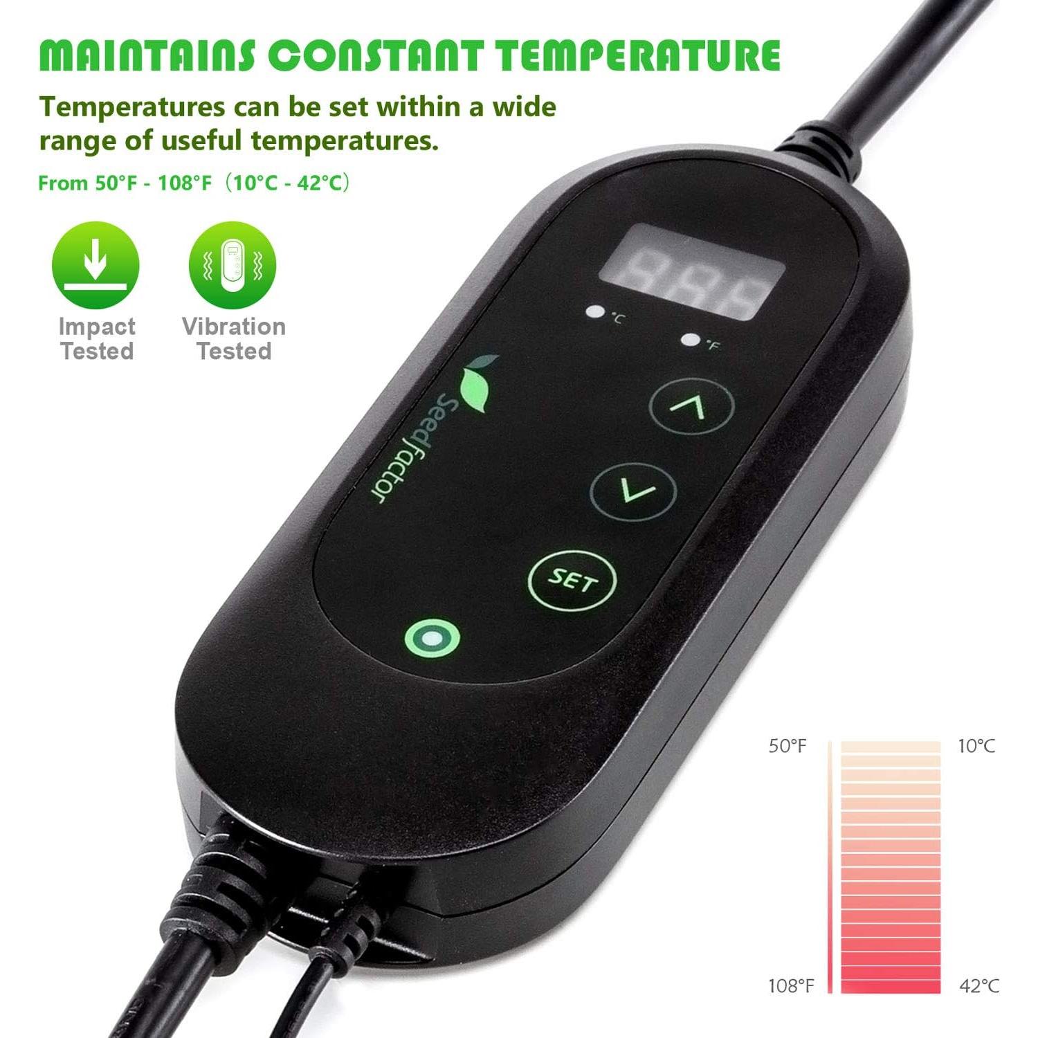 Almohadilla Térmica Semillafactor 50x25cm con Termostato Digital