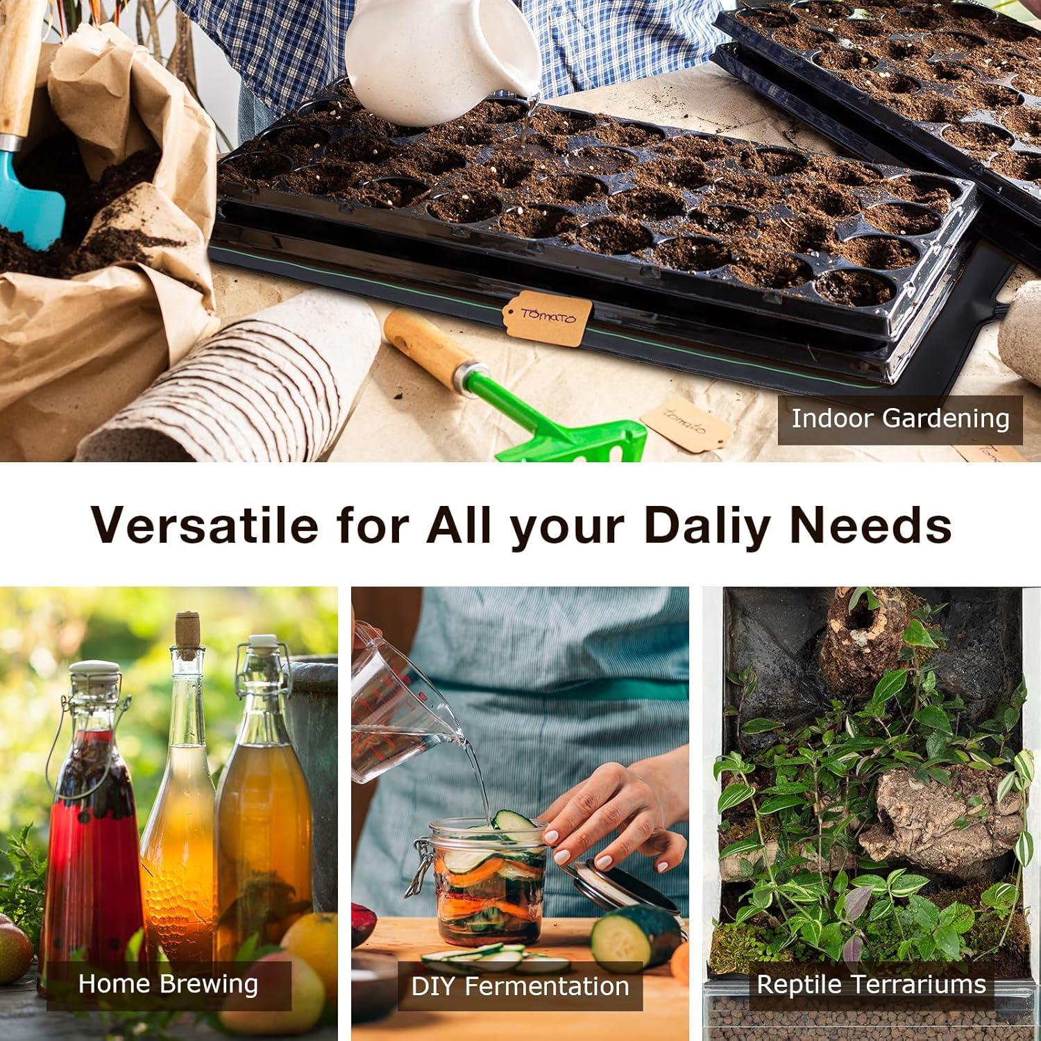 Almohadilla Térmica Seedfactor 4 Pack para Plántulas 25.4x50.8cm