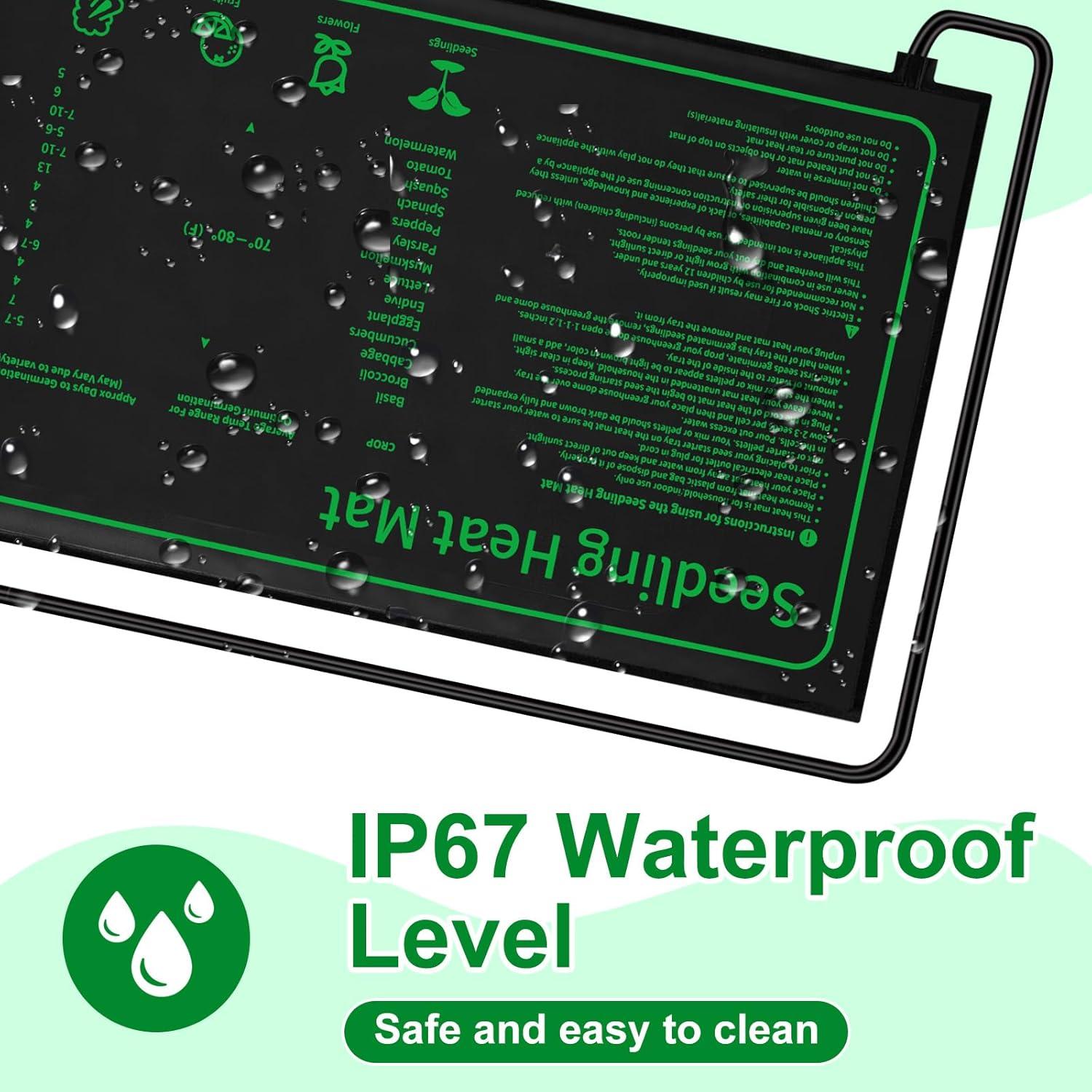 Paquete de 4 Almohadillas Térmicas Ganeen 25.4x50.8cm Ajustables