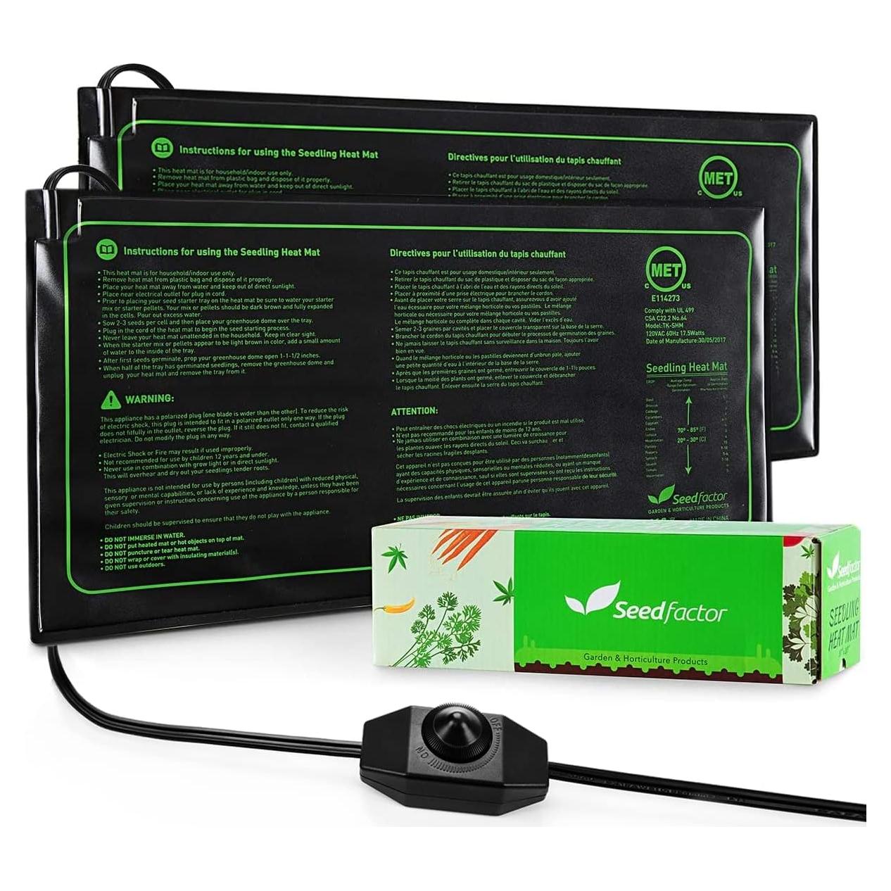 Matriz de Calor para Plántulas Seedfactor 2 Paquetes 0.75kg