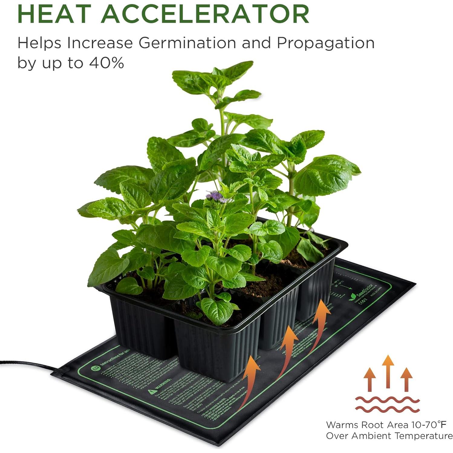 Almohadilla Térmica Seedfactor 25.4x50.8cm Ajustable Impermeable