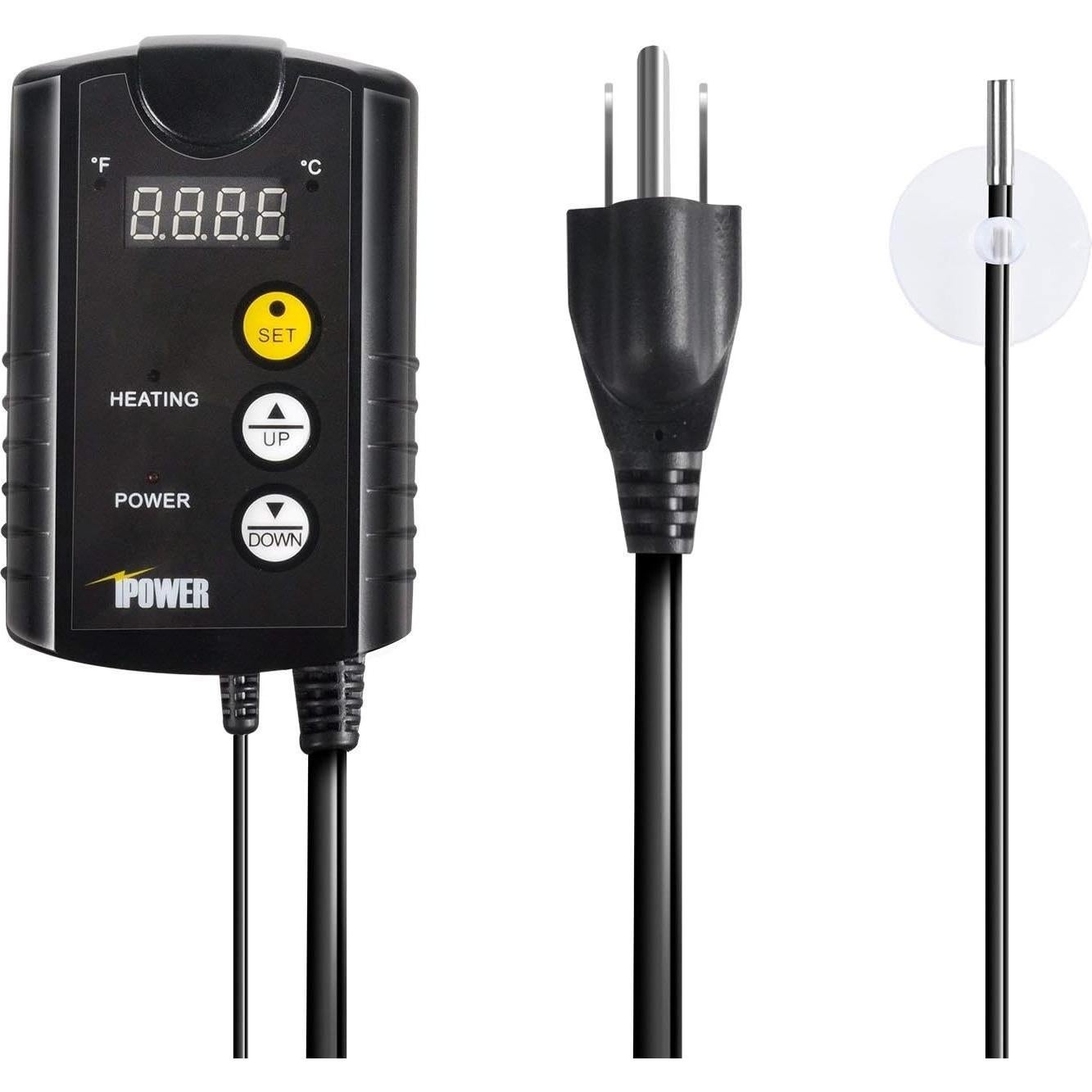 Calentador Hidropónico iPower 2 Pack 27.94x21.08cm con Termostato