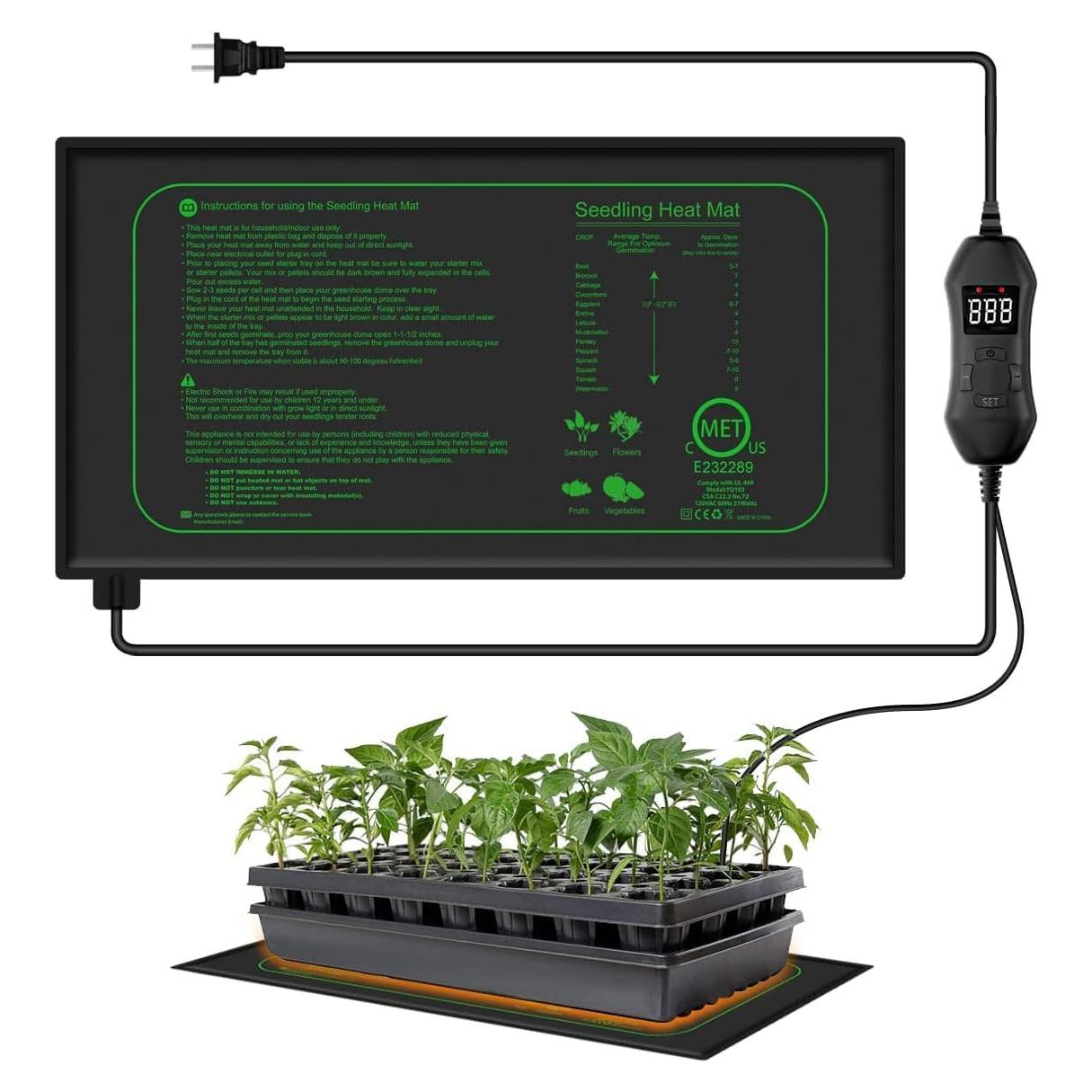 Alfombrilla Térmica para Plántulas TopLED 25.4x52.7cm IP67