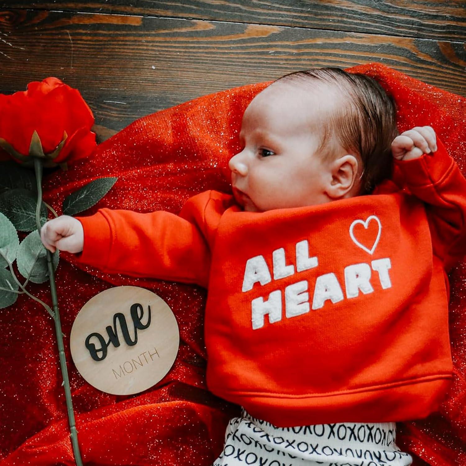 Discos de Hito Mensual de Madera OENIZI - 12 Meses Bebé