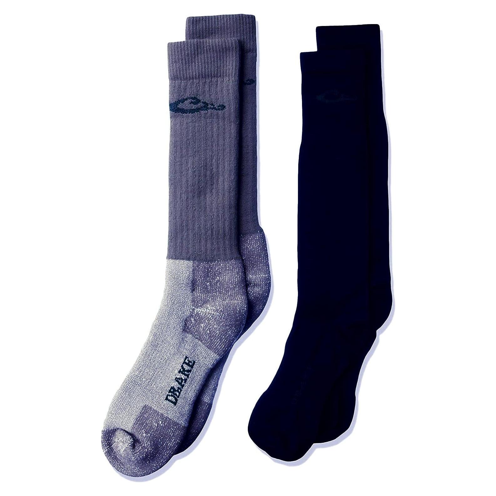 Calcetines de bota de lana merino Drake - 2 pares con acolchado