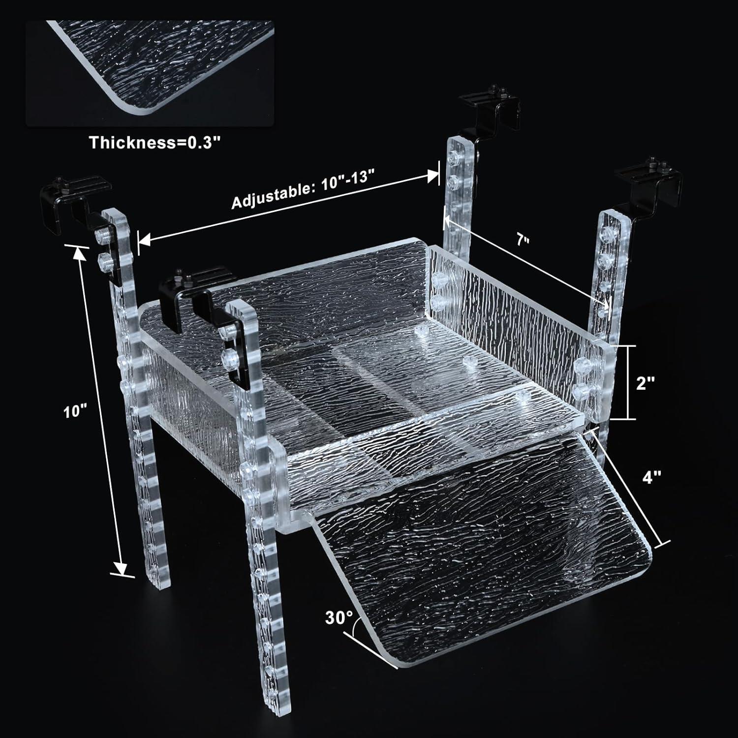 Plataforma de Sol Ajustable para Tortugas SIKGFPN 25-33 cm